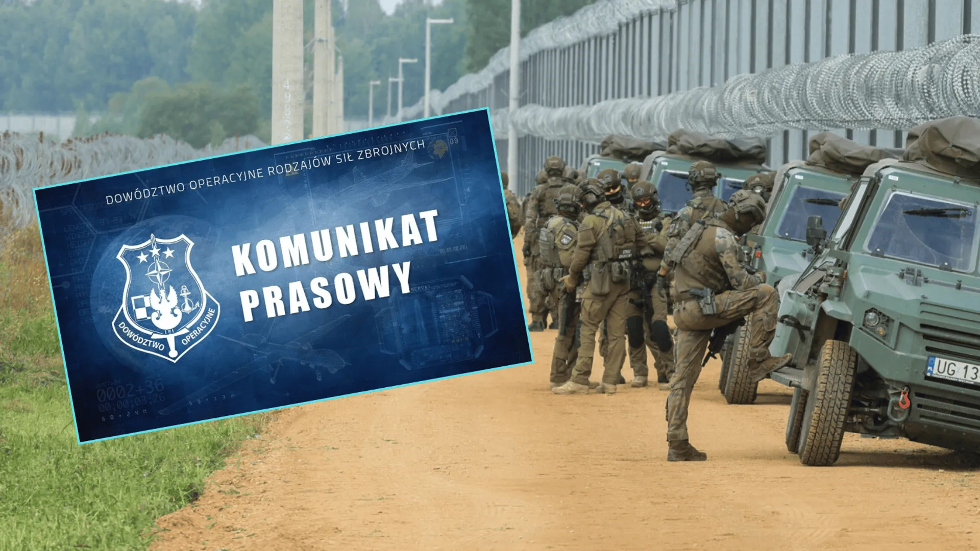 Incydent nad wschodnią Polską: Wojsko wydało pilny komunikat