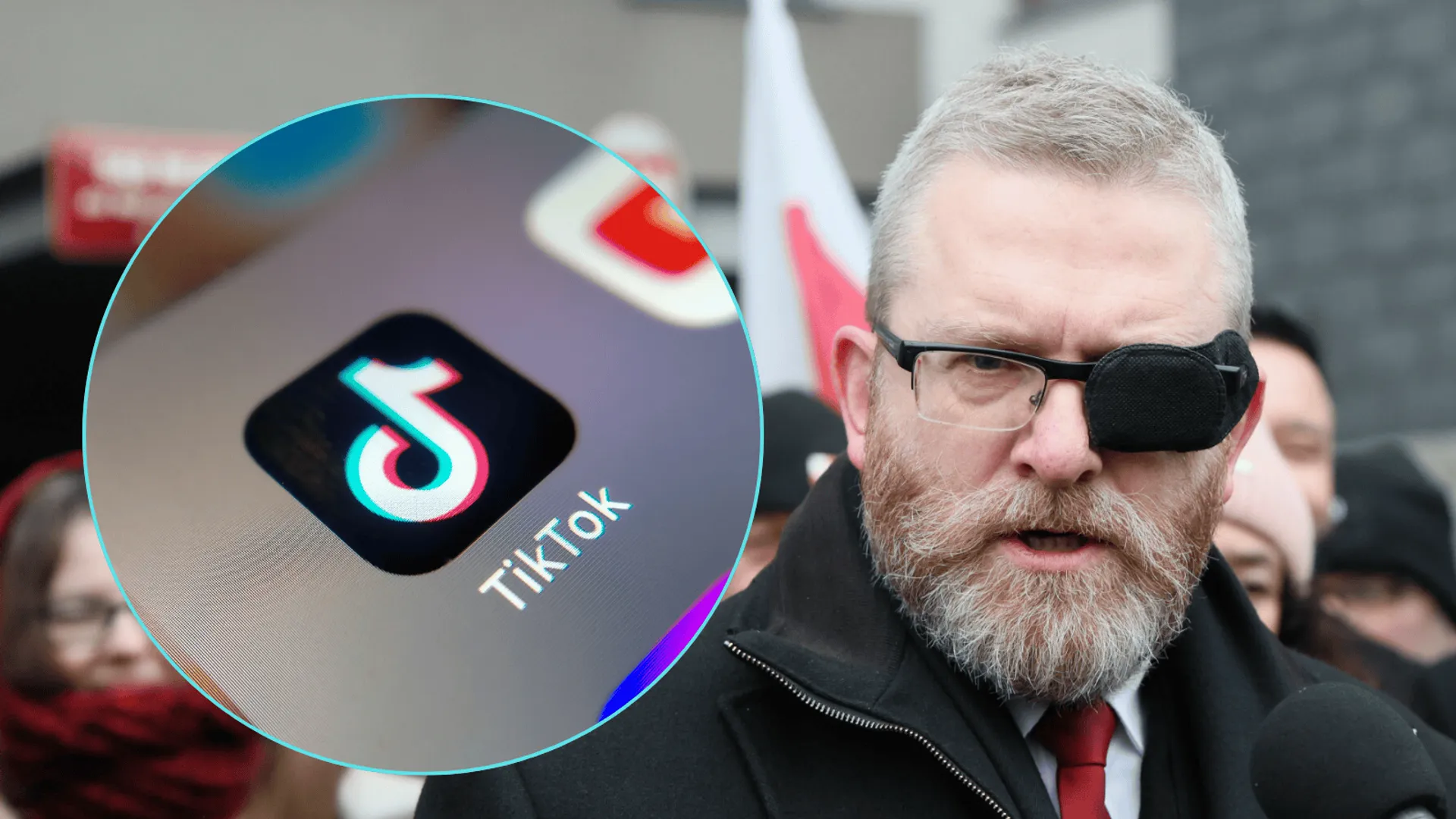 TikTok uderza w Grzegorza Brauna: Lider Konfederacji traci zasięgi