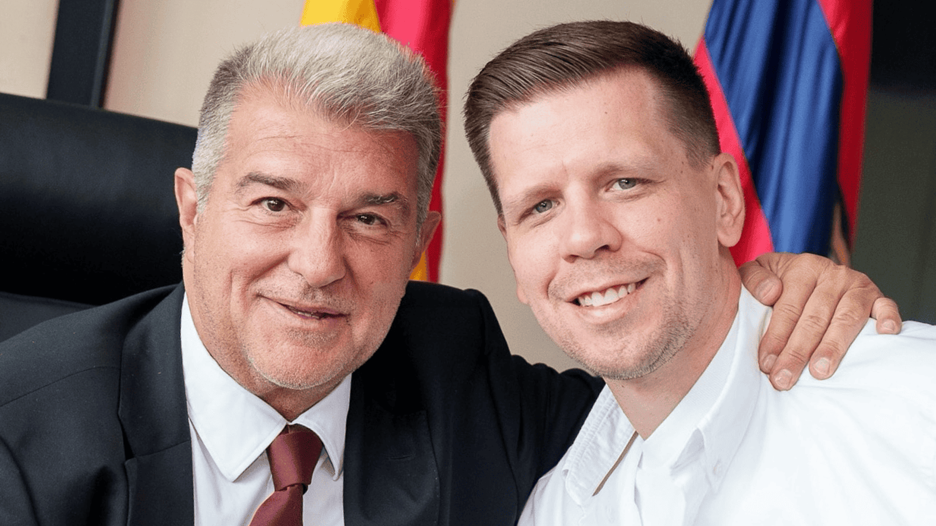 Wojciech Szczęsny/ Joan Laporta