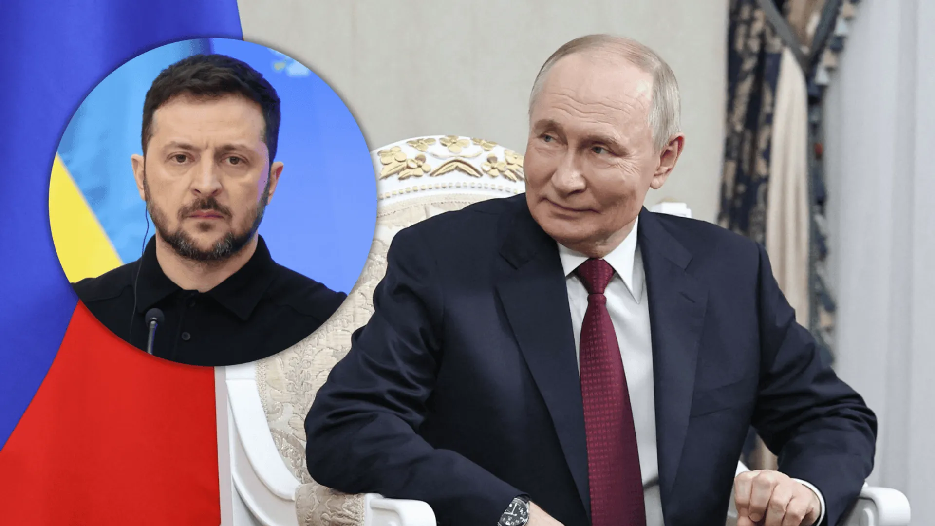 Wołodymyr Zełenski, Władimir Putin