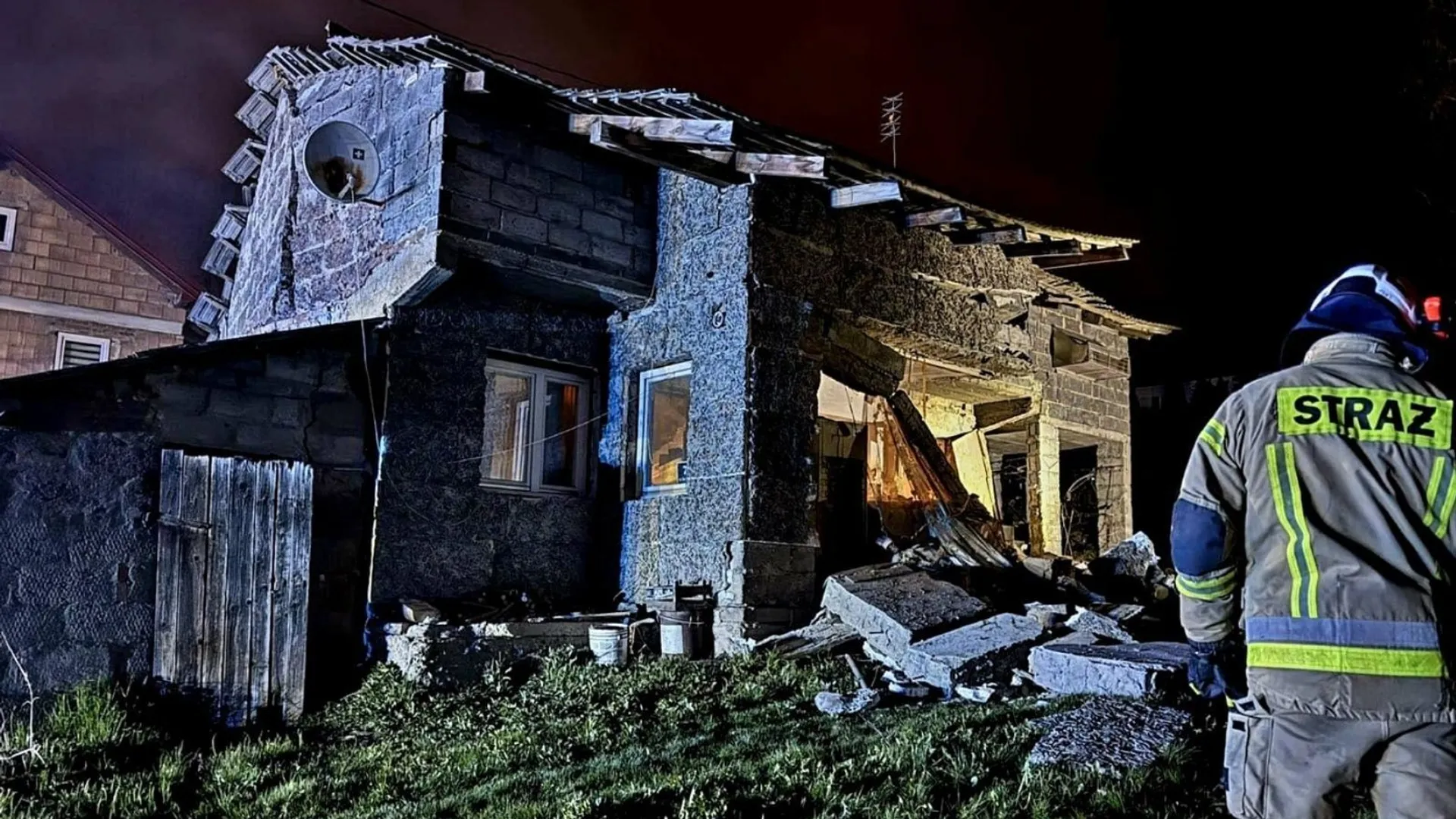 Wybuch, Polska, pożar, katastrofa, dom