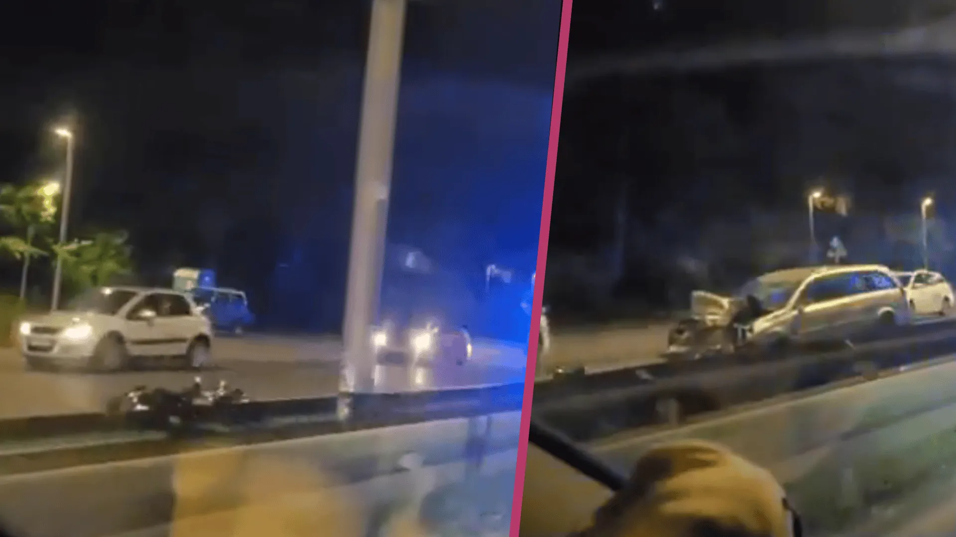Wypadek na Wisłostradzie