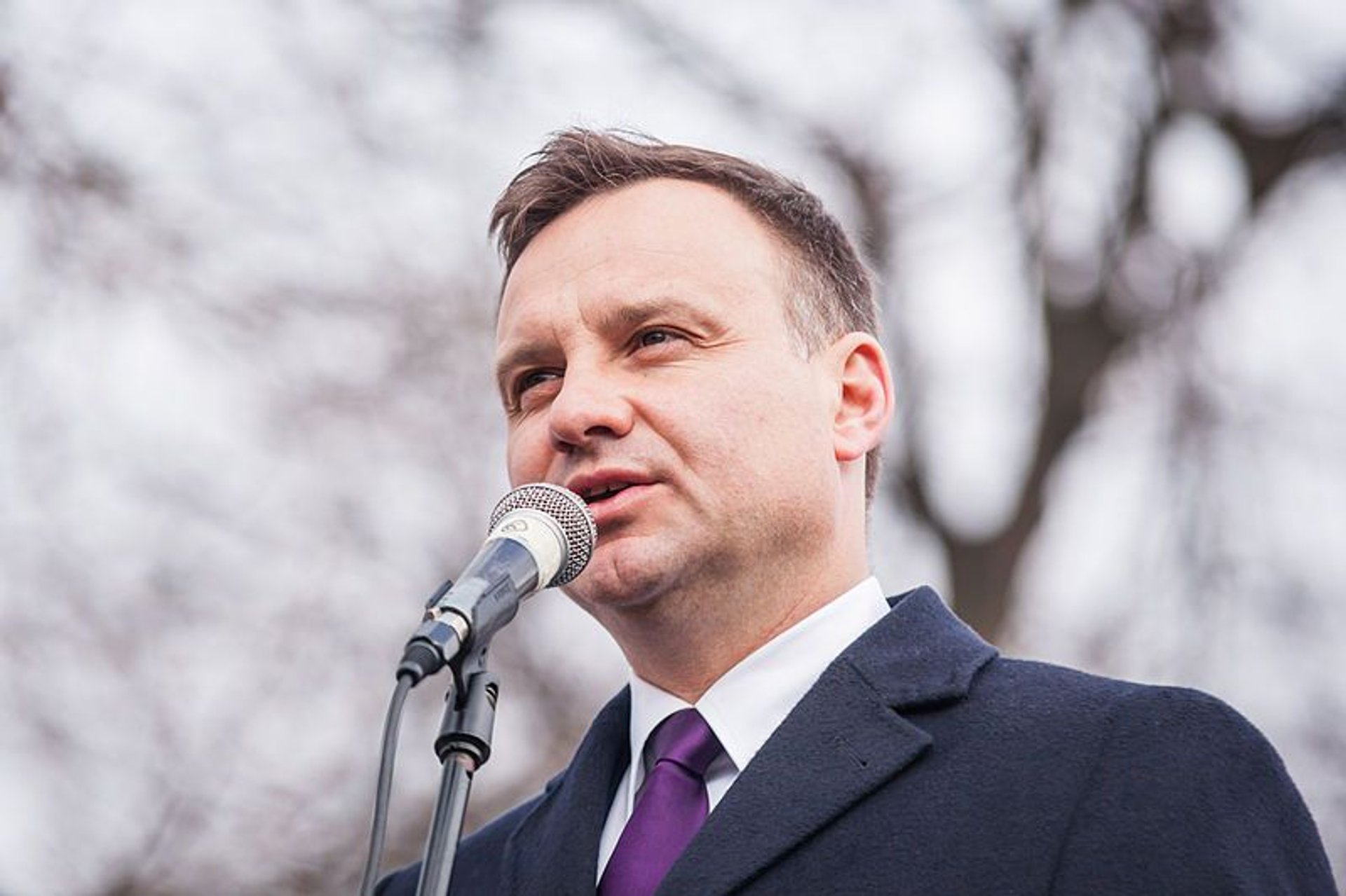 Andrzej Duda został wygwizdany podczas spotkania z mieszkańcami jednego z miast.