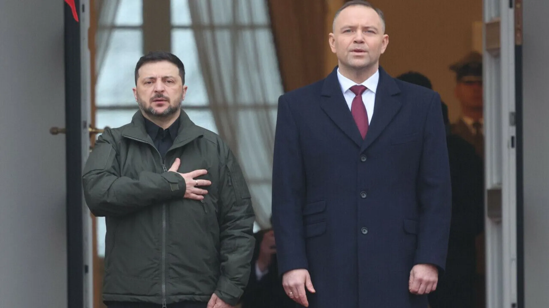 Wołodymyr Zełeński Karol Nawrocki