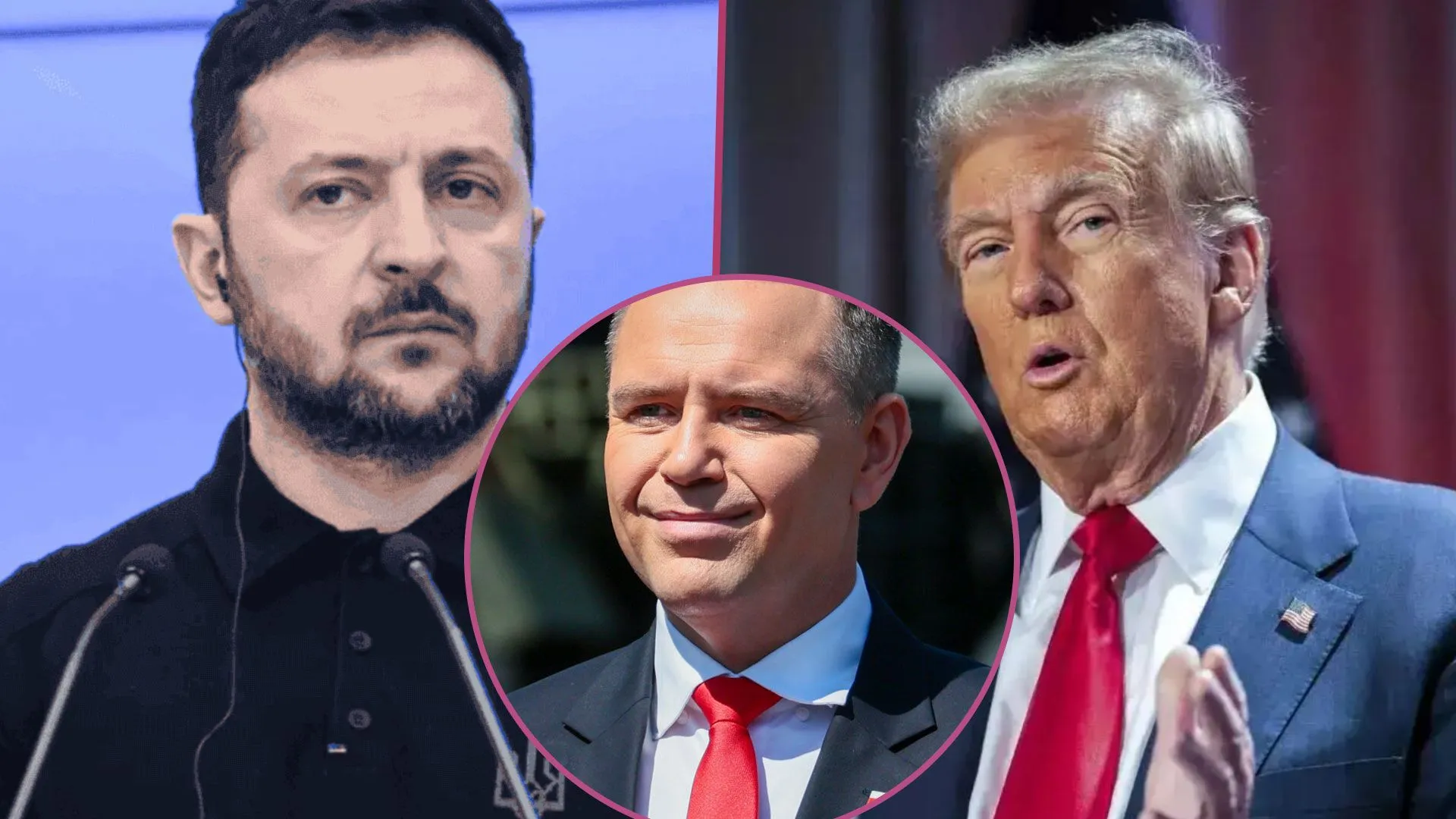 Wołodymyr Zełenski Donald Trump