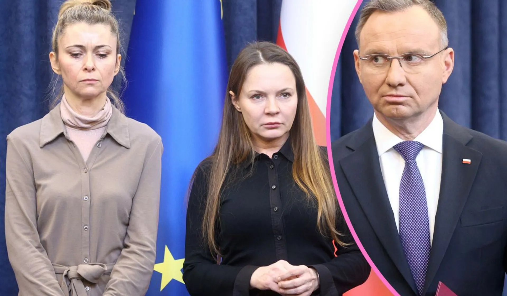 Żony Kamińskiego i Wąsika przerwały milczenie. Zaskakujące słowa po spotkaniu z Dudą