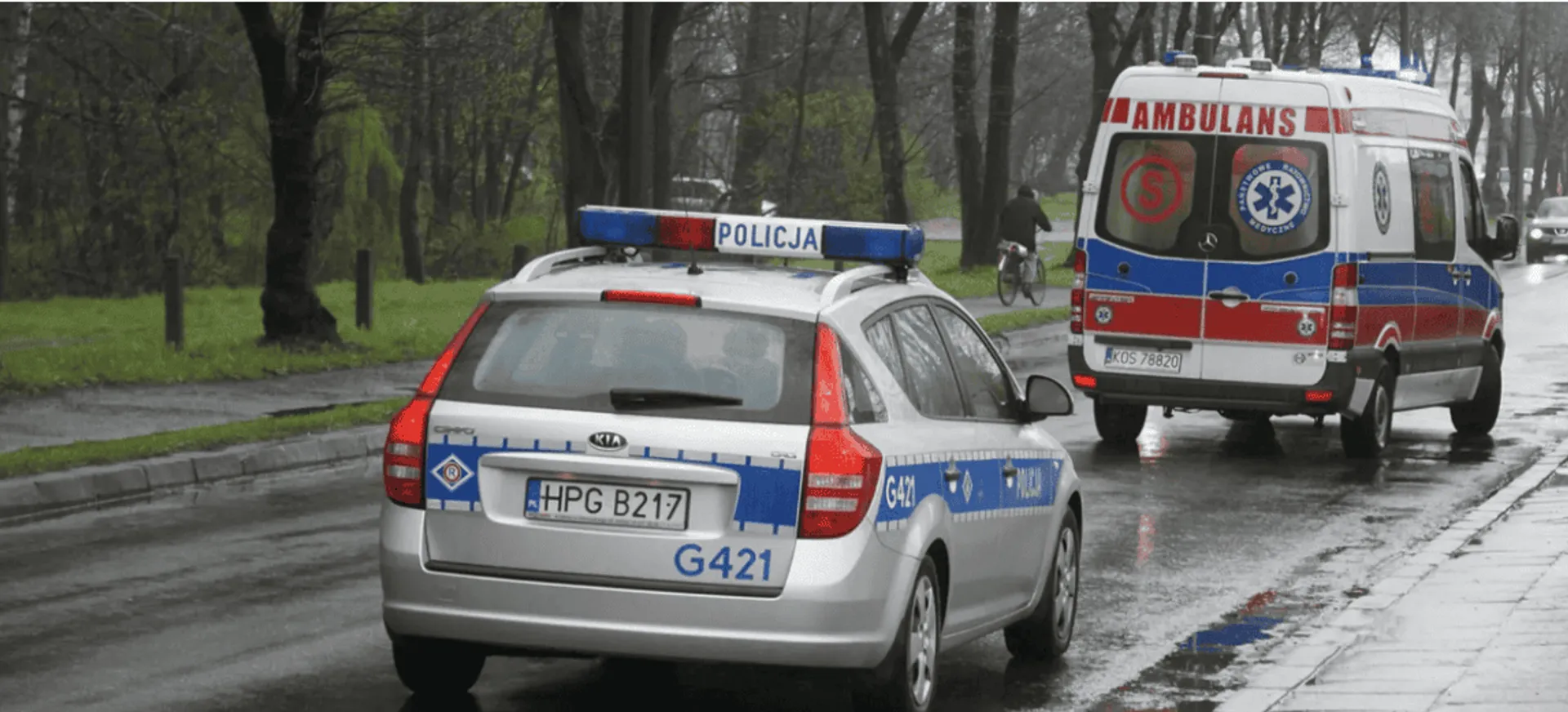 policja i karetka