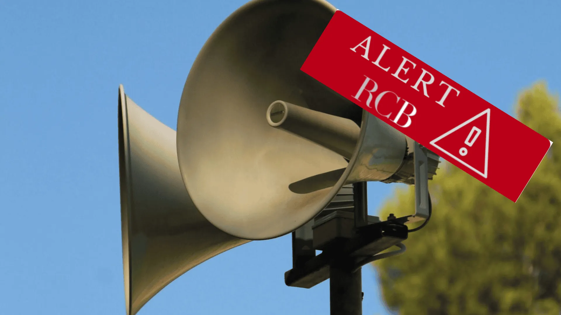 alert, syreny alarmowe