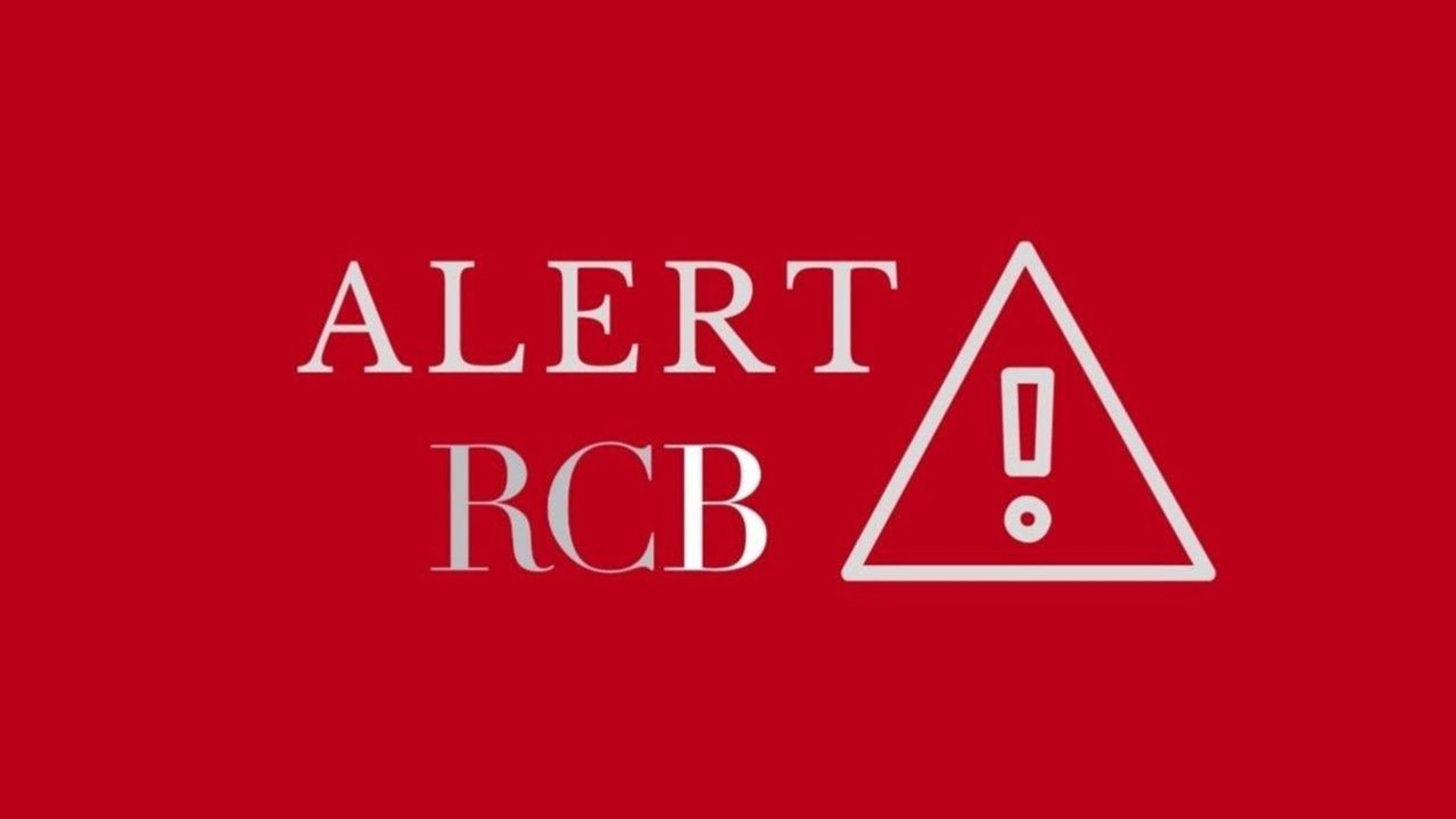 alert RCB