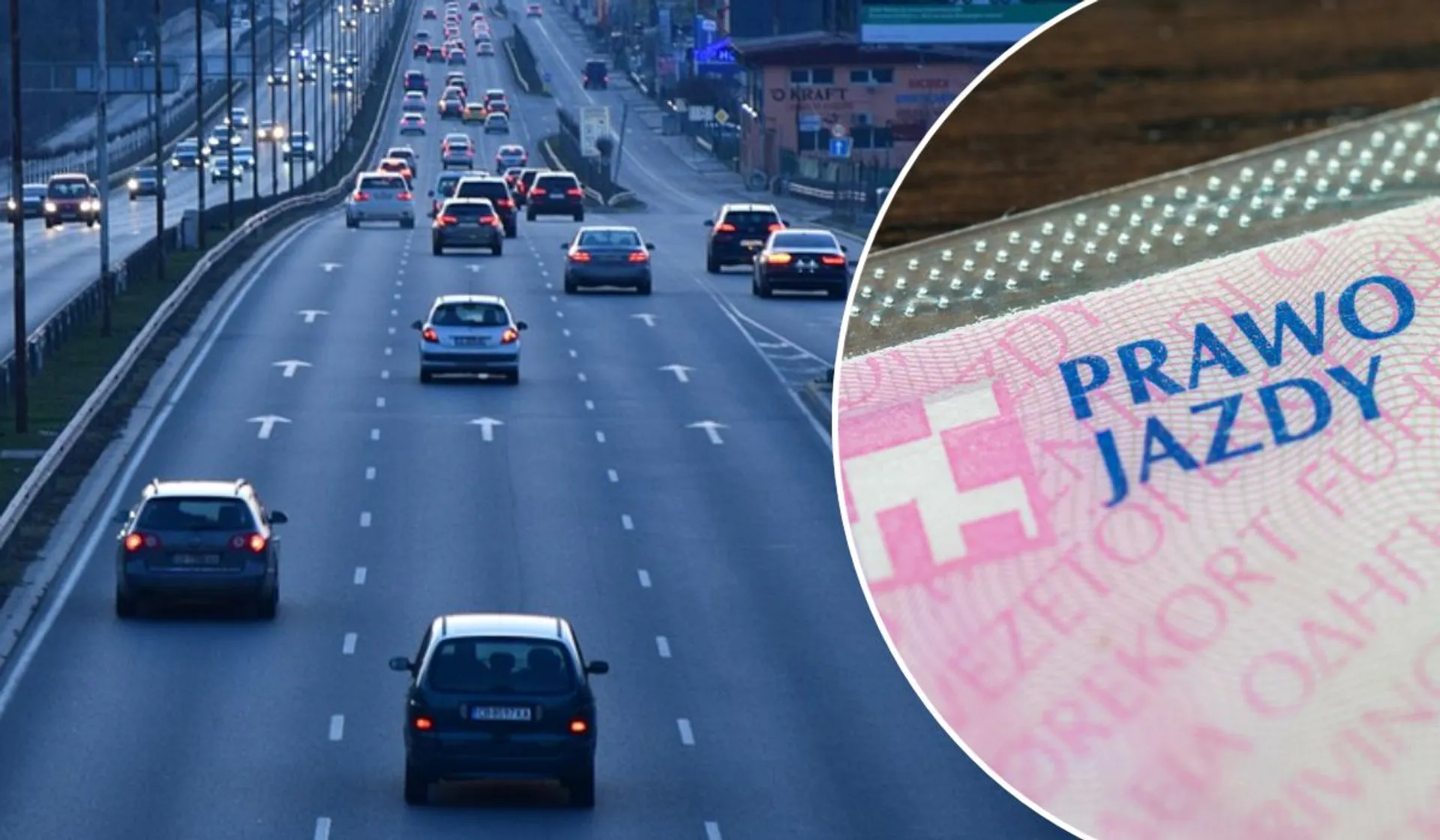 Autostrada, samochody, prawo jazdy