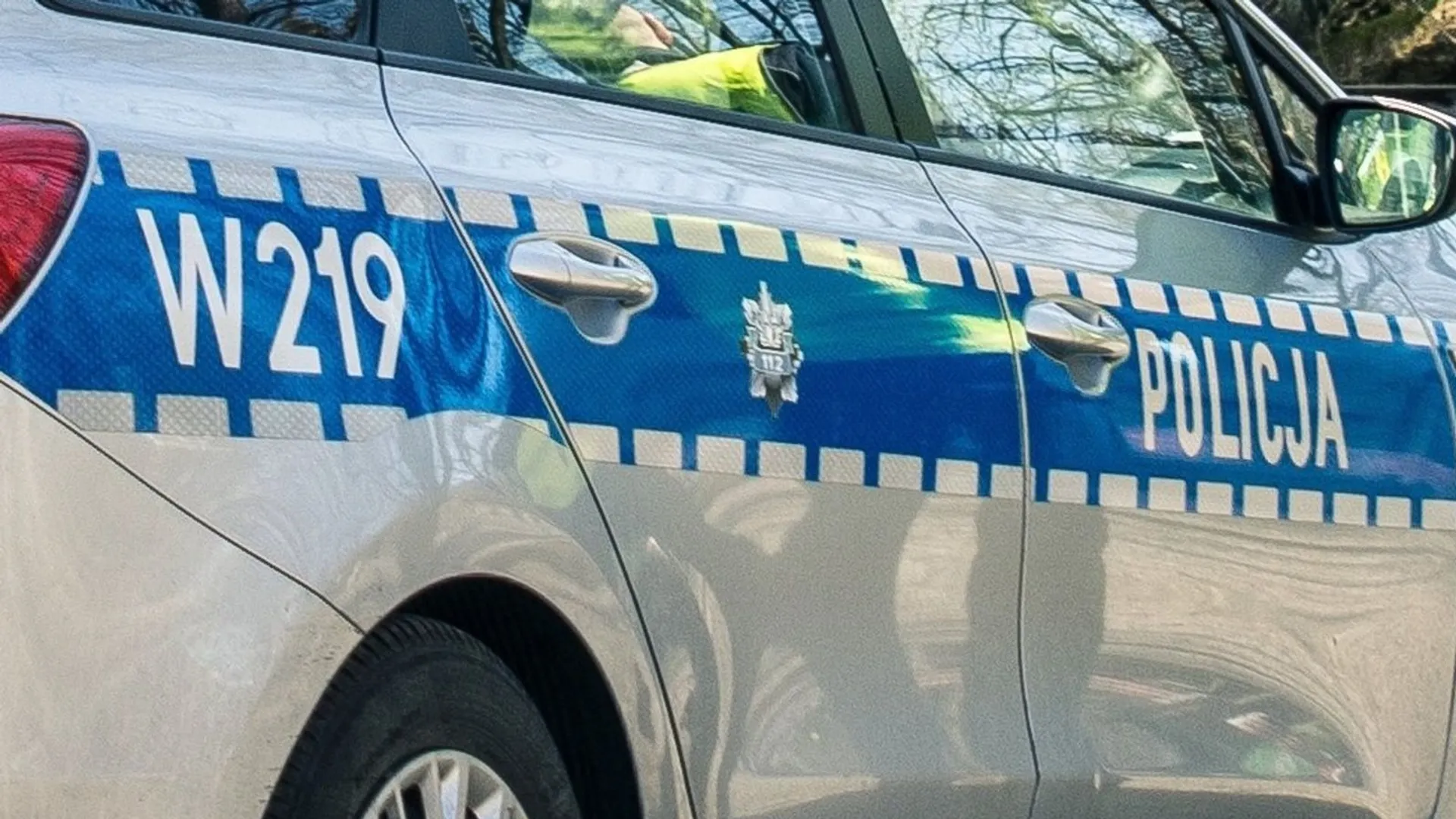 bagno, policja, samochód