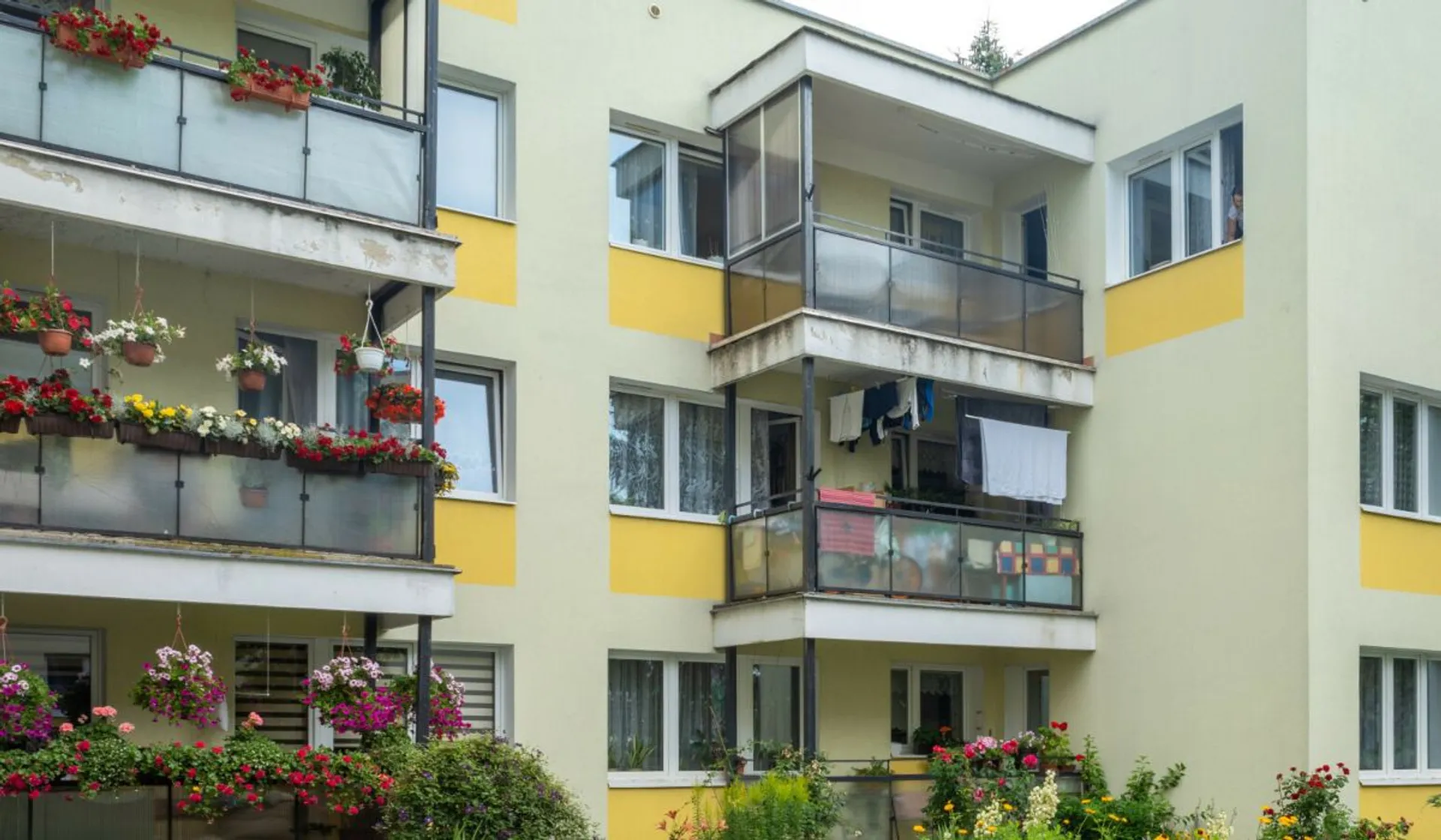 Blok, balkony