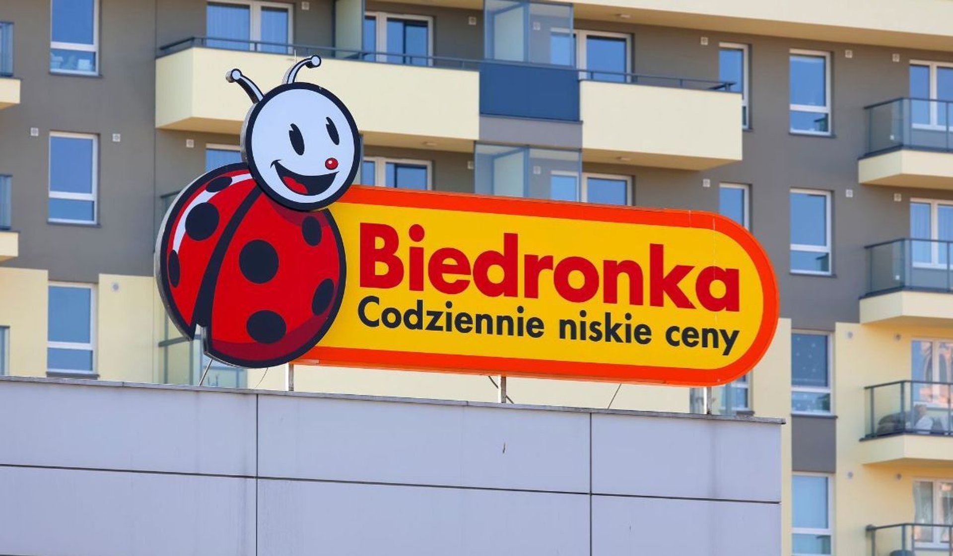 szyld biedronki