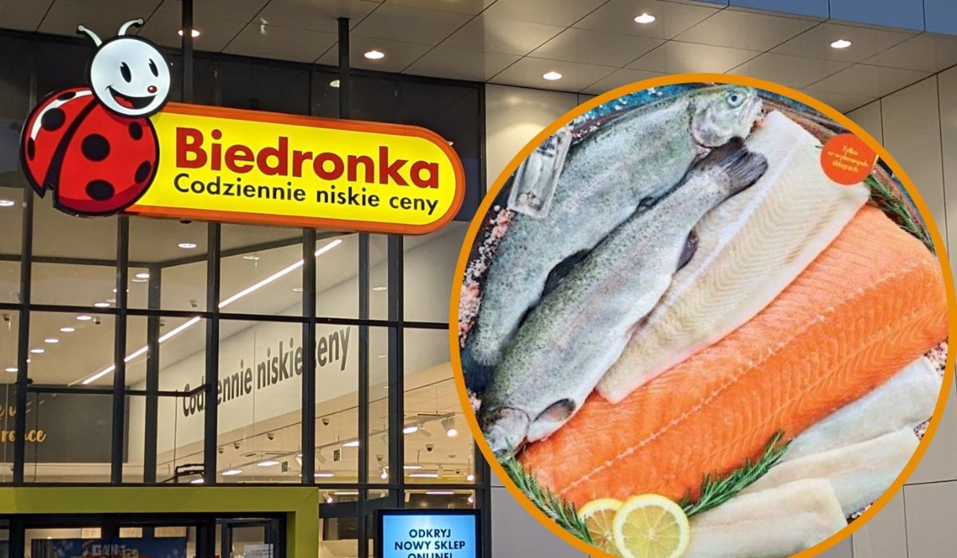 ryby w promocji tylko w Biedronce