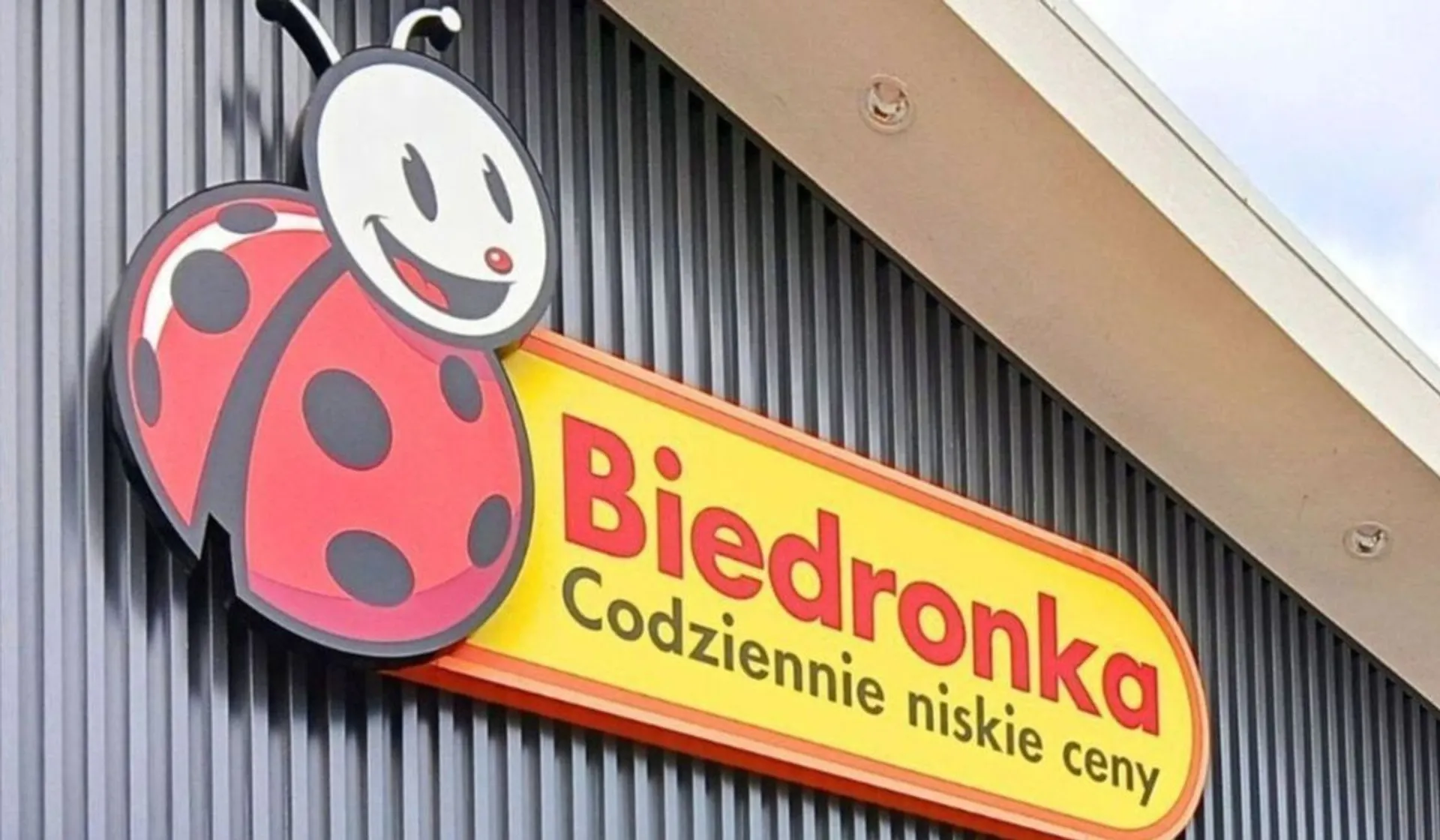 biedronka - szyld