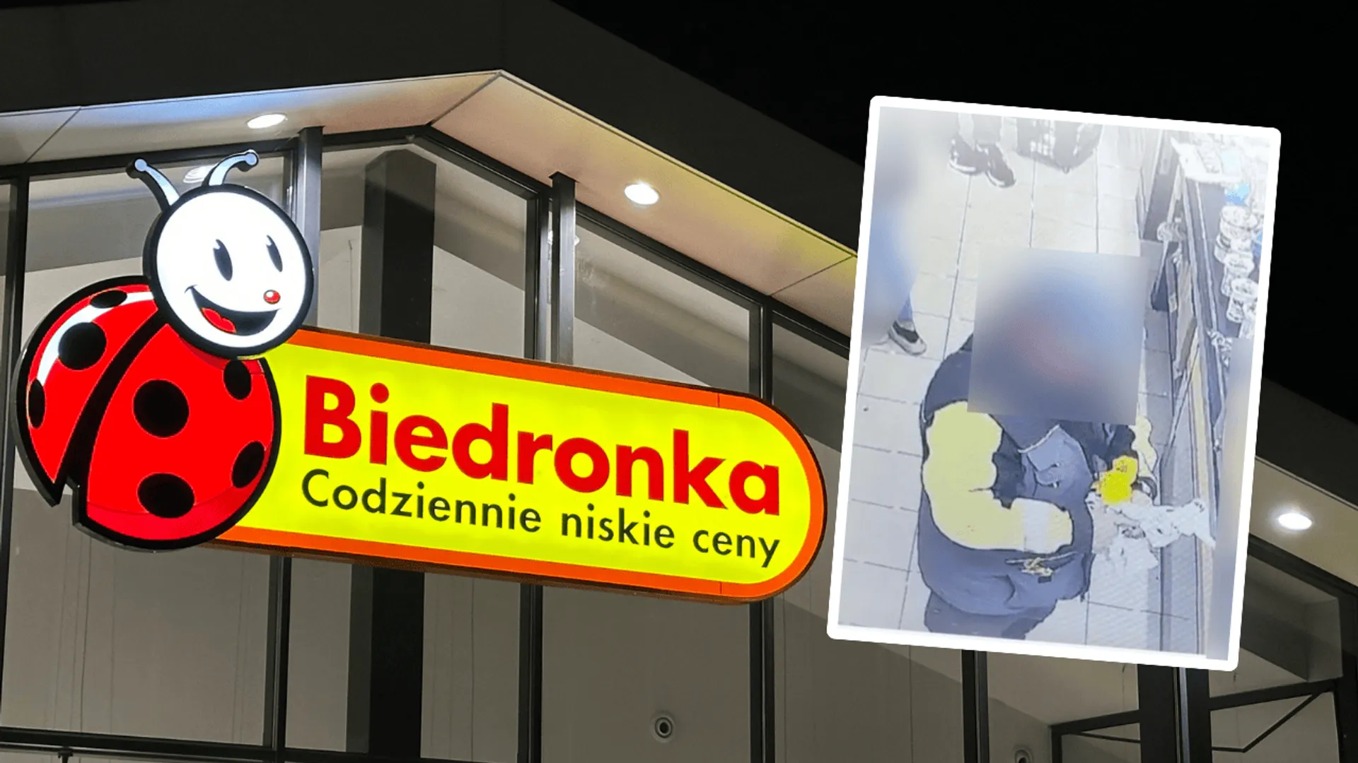 Biedronka, sklep, złodziej