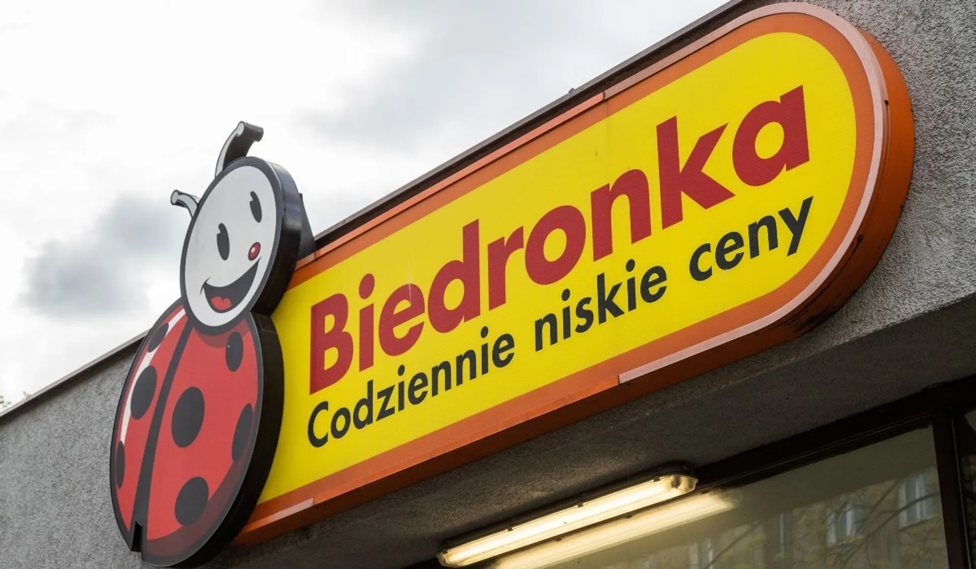 szyld biedronki