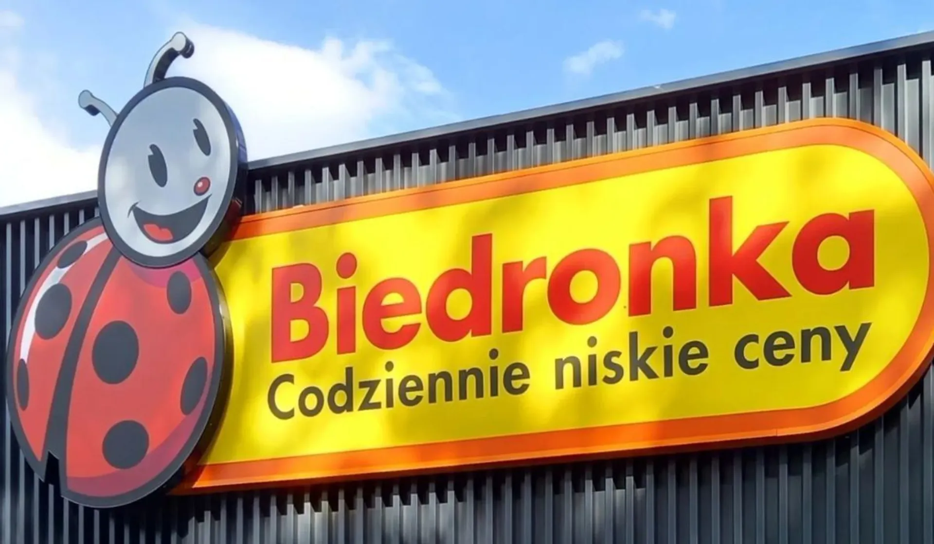 szyld biedronki