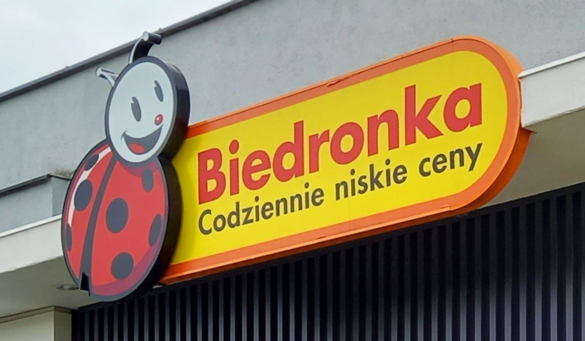 szyld biedronki