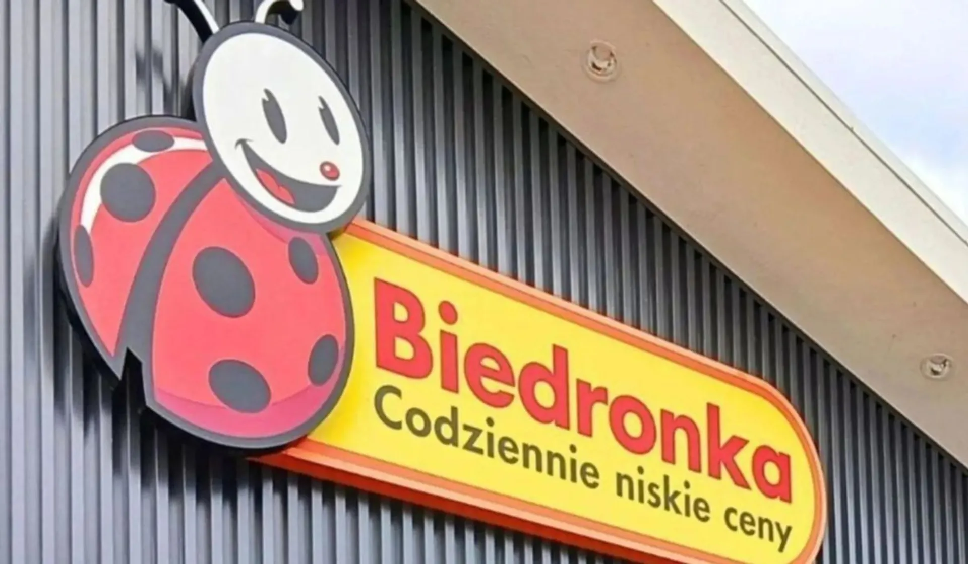 szyld Biedronki 