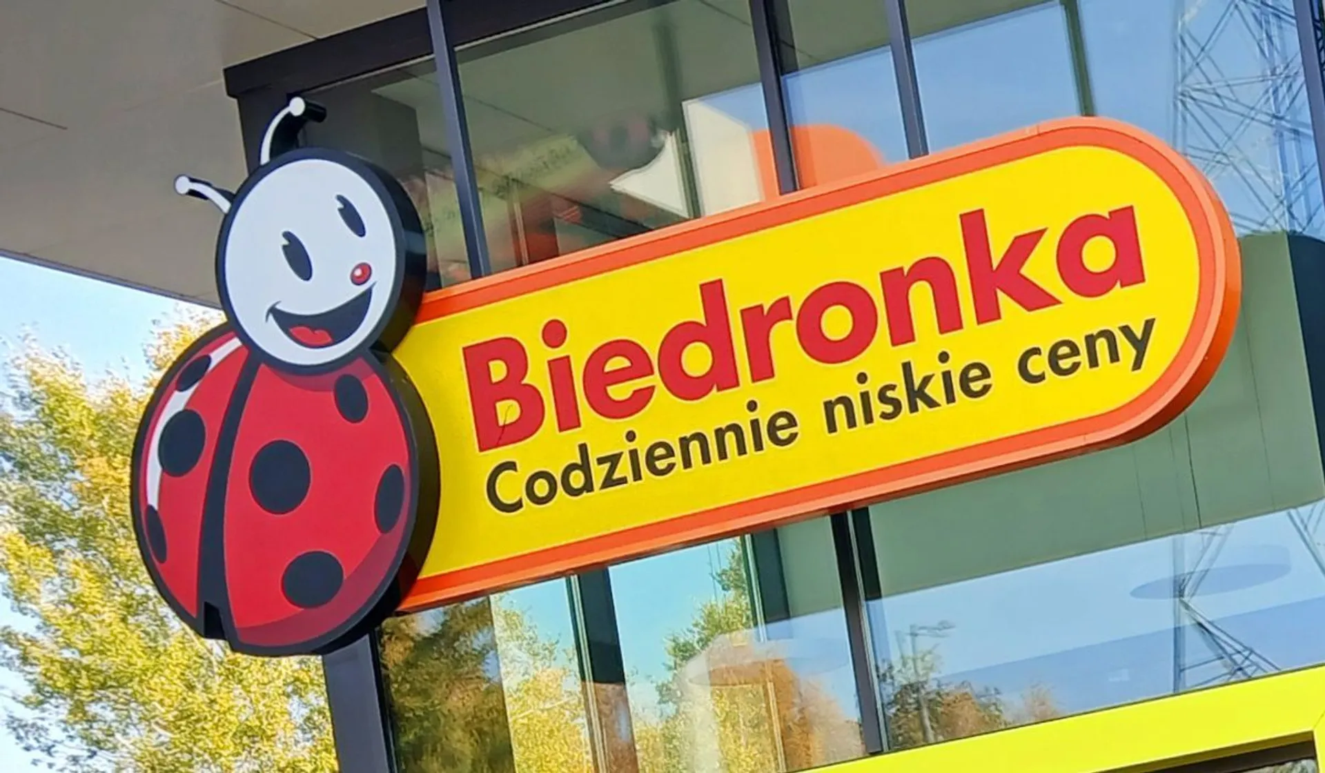 szyld biedronki