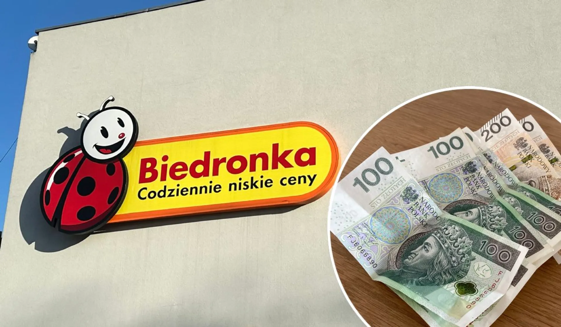 Biedronka, pieniądze