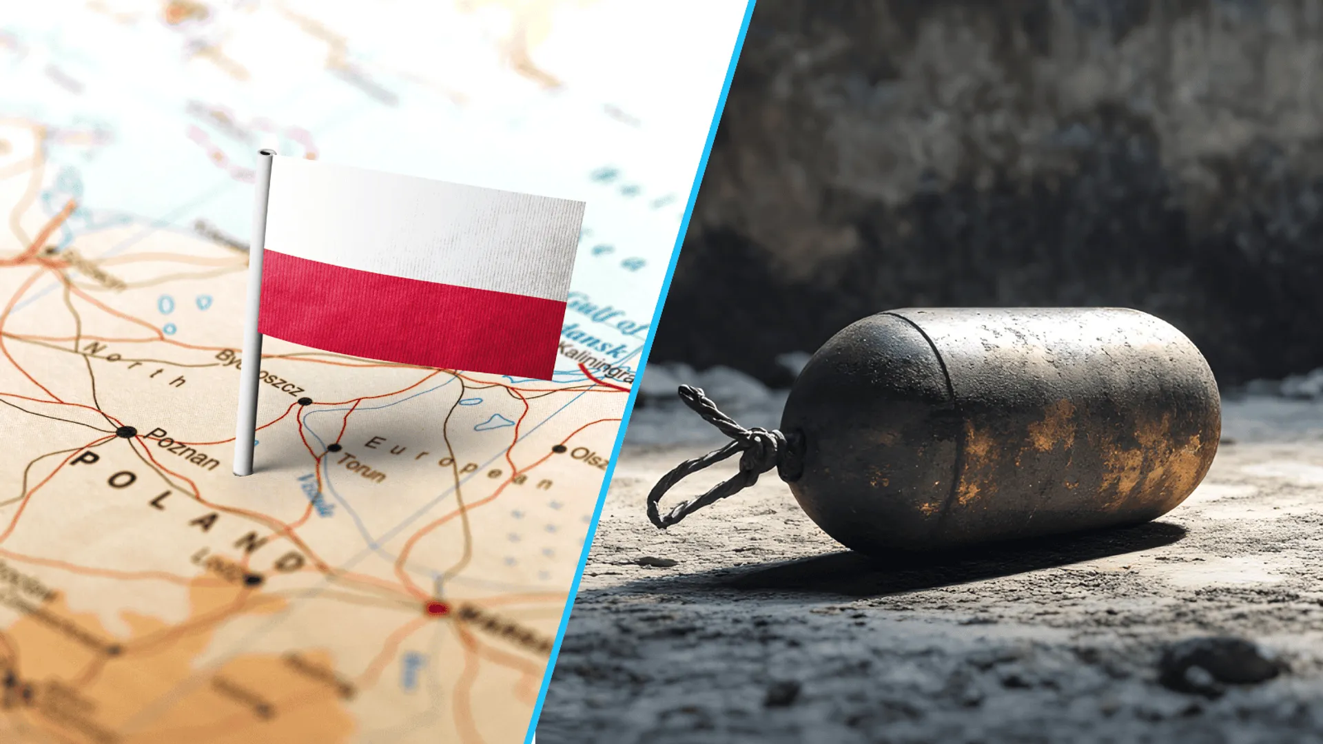 Polska na mapie, bomba atomowa