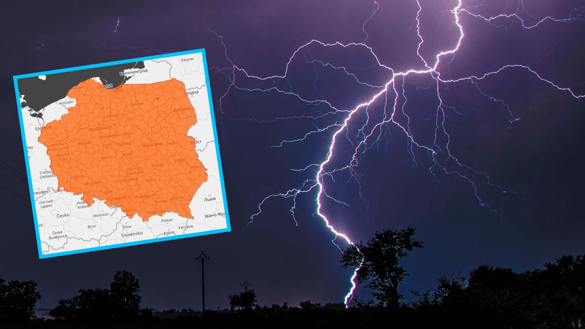 Burze, Polska, upały