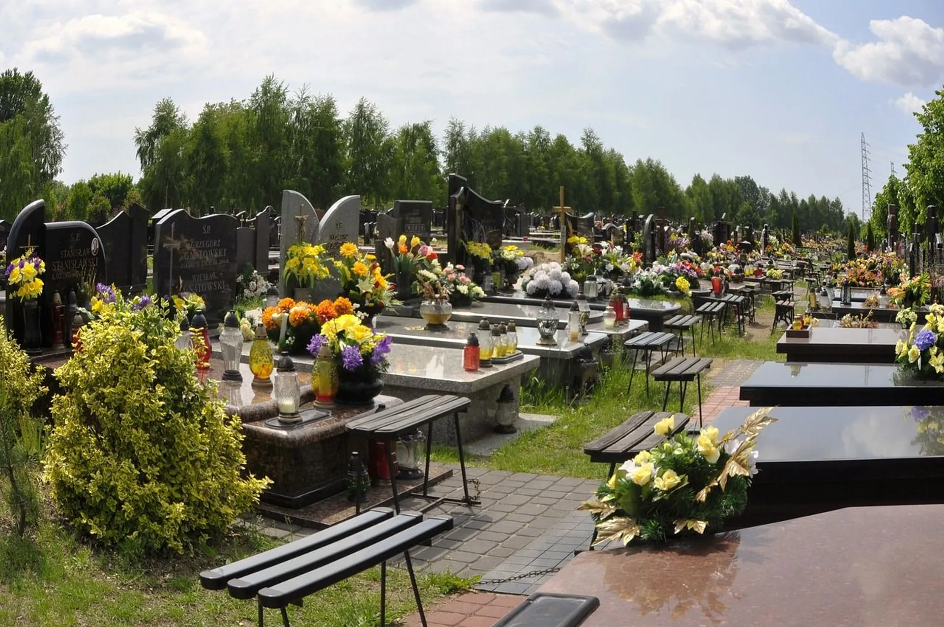 nagrobki, cmentarz