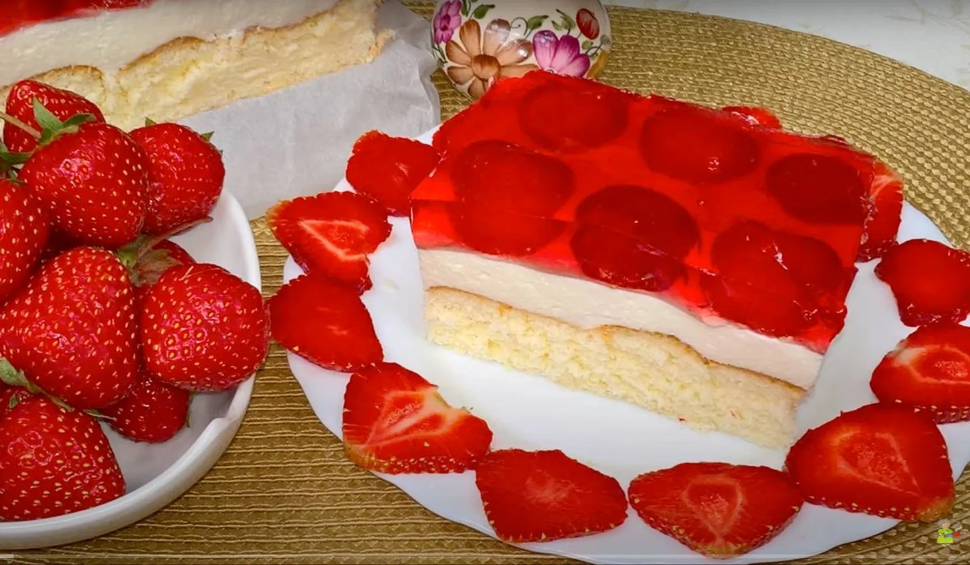 ciasto z truskawkami