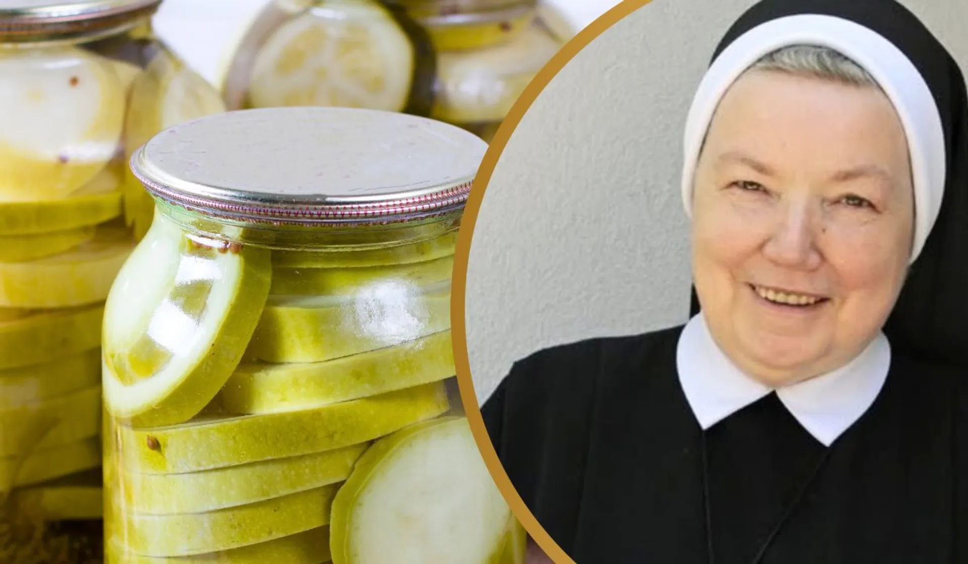 siostra Anastazja i cukinia w słoikach