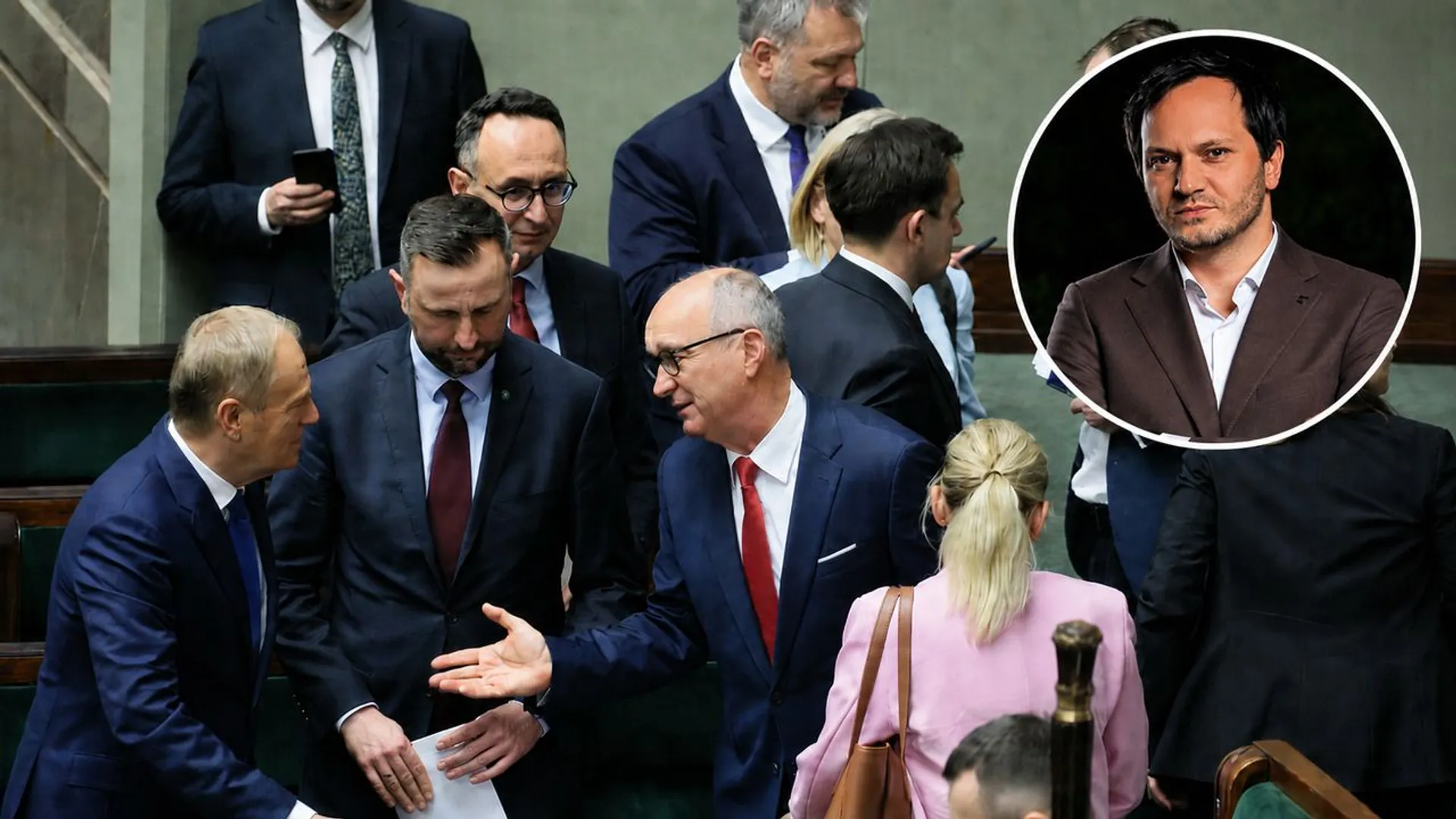 Donald Tusk, Włodzimierz Czarzasty, Wladysław Kosiniak-Kamysz, Wojciech Mulik