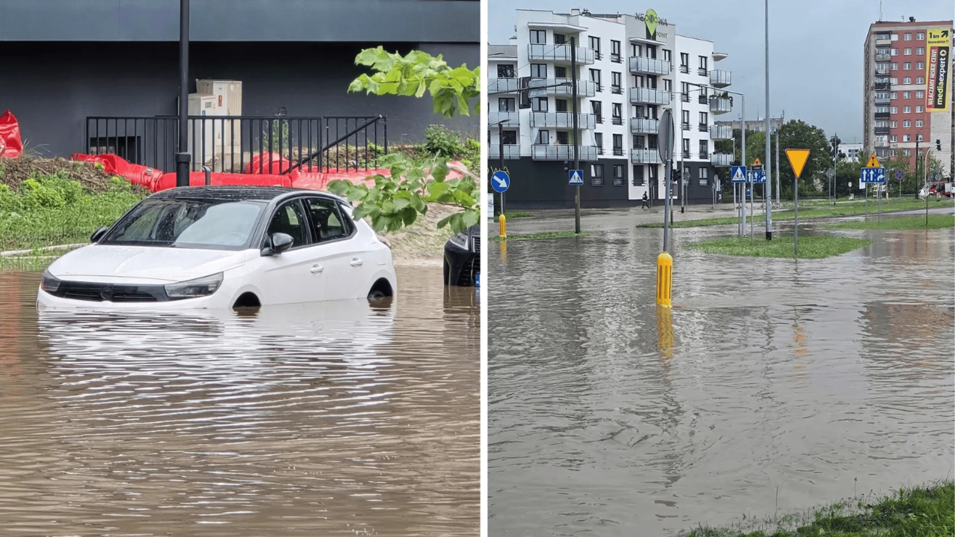 Powódź, woda, Elbląg