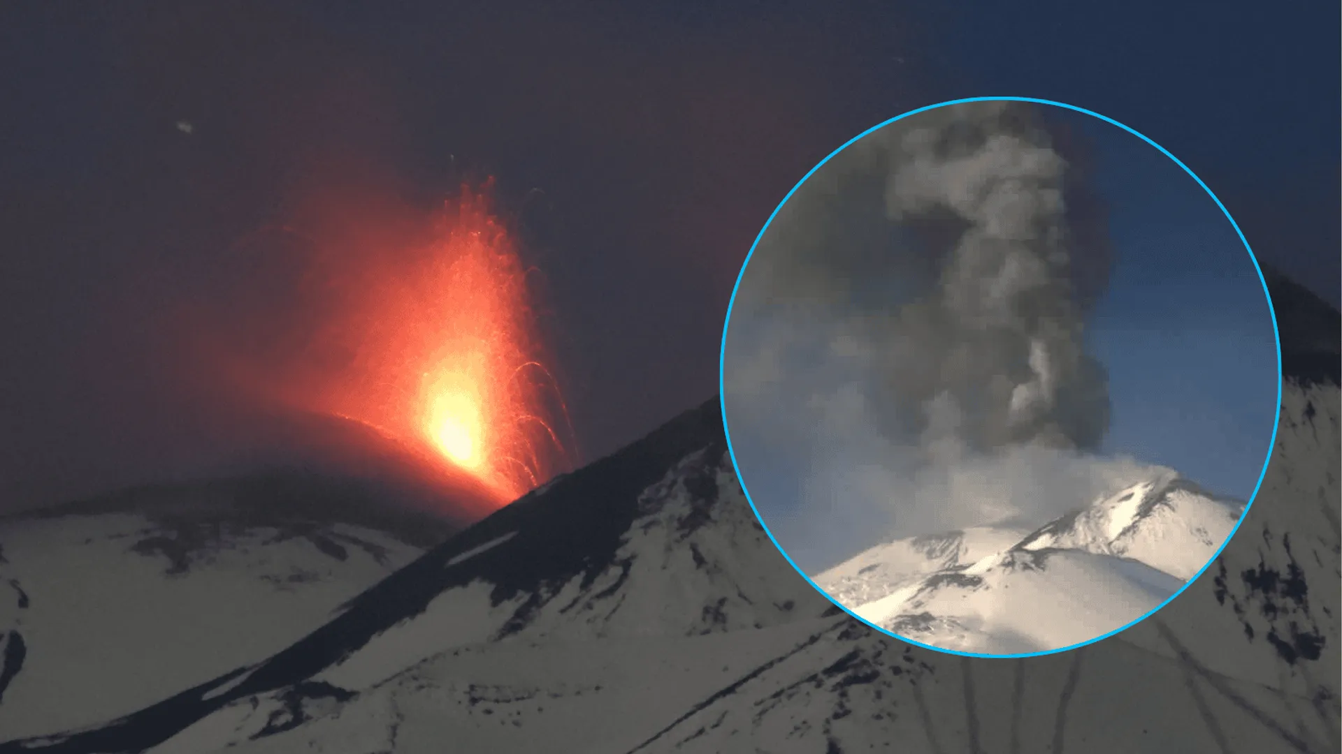 Piekielny spektakl na Sycylii. Etna eksplodowała fontannami lawy