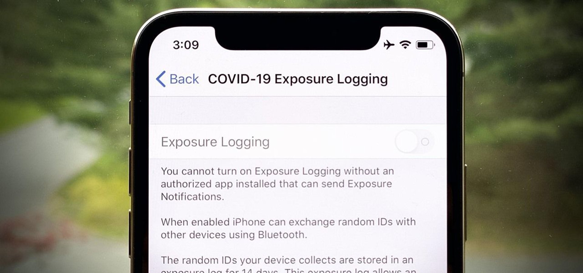 COVID-19 w iOS 13.5