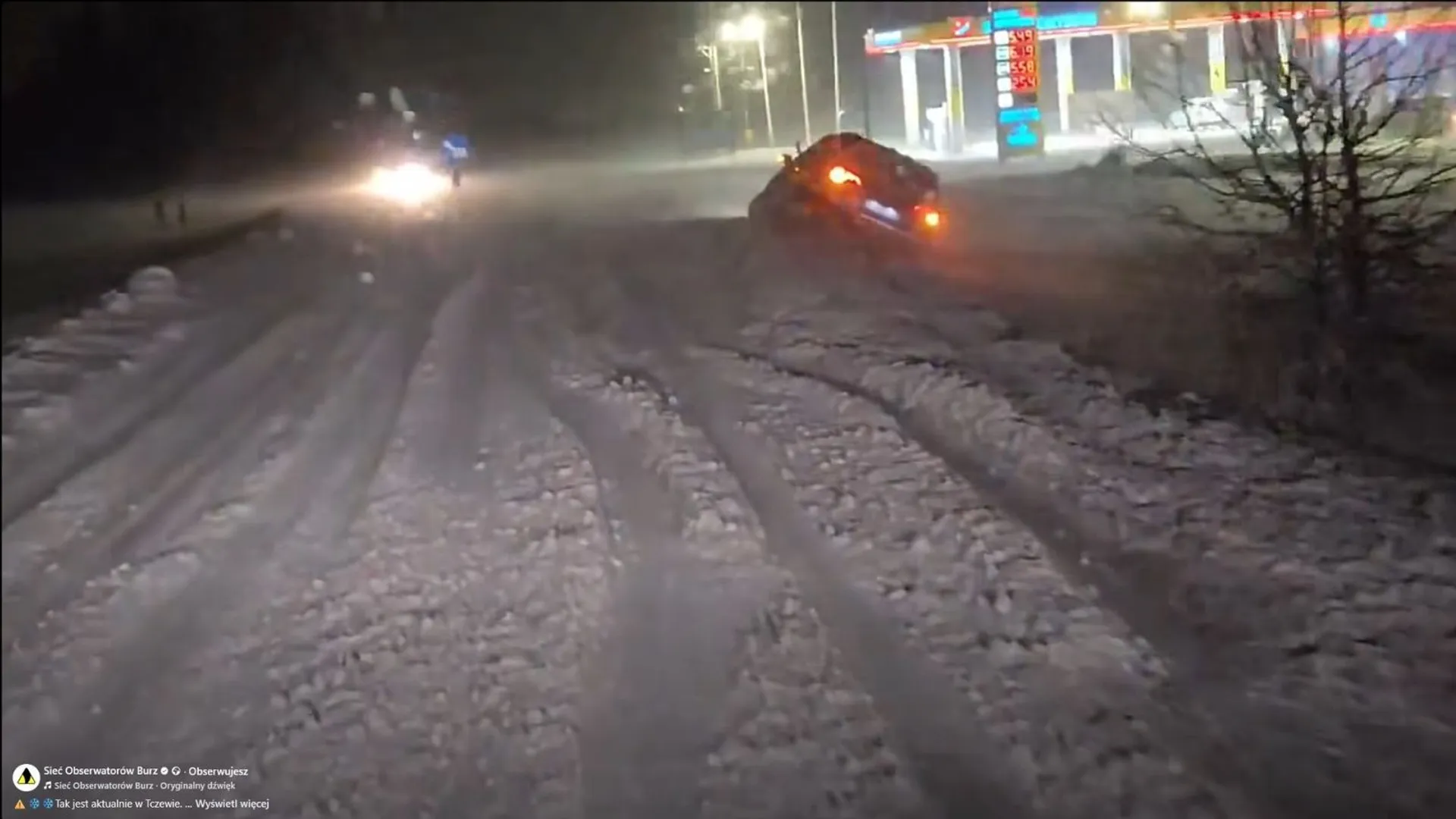 Śnieżyca na Pomorzu