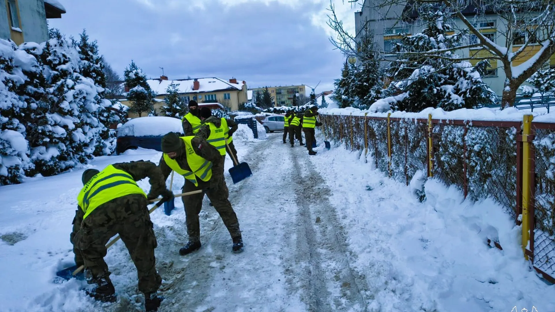 Zaśnieżony Słupsk