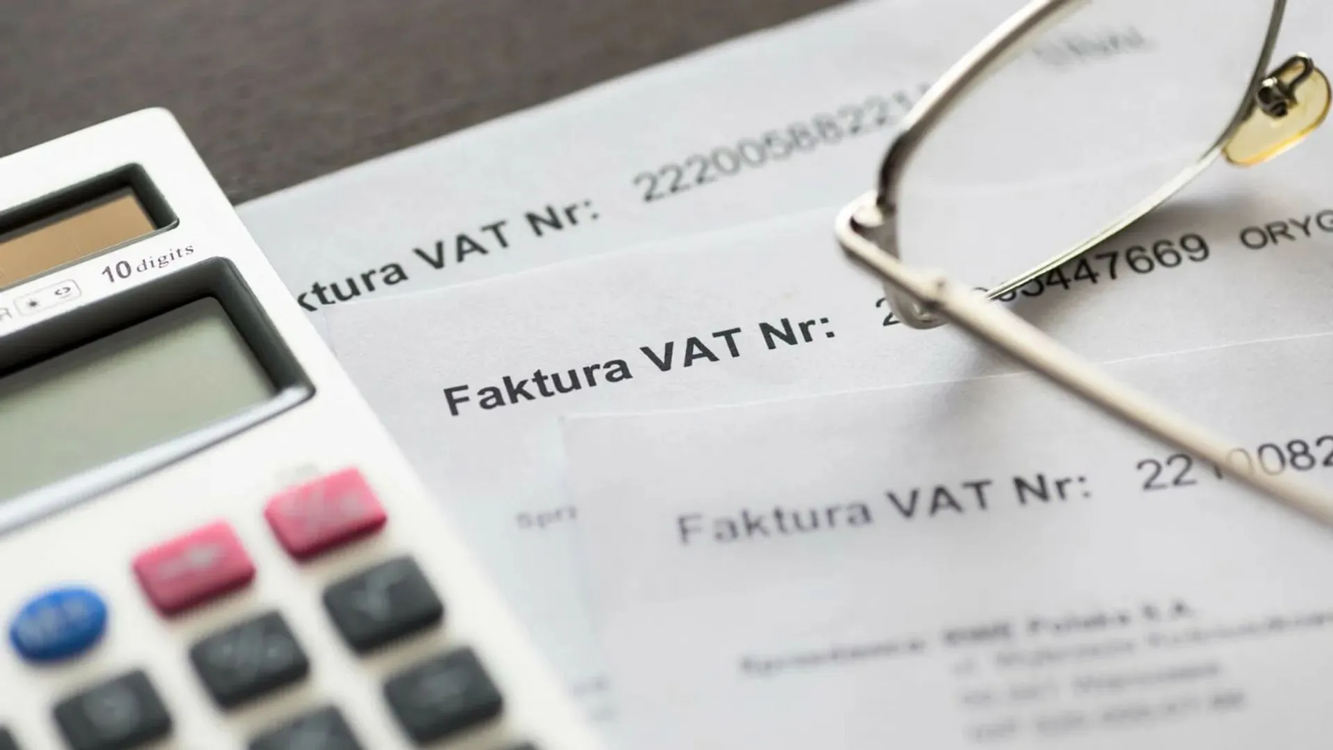 Ministerstwo Finansów, faktury