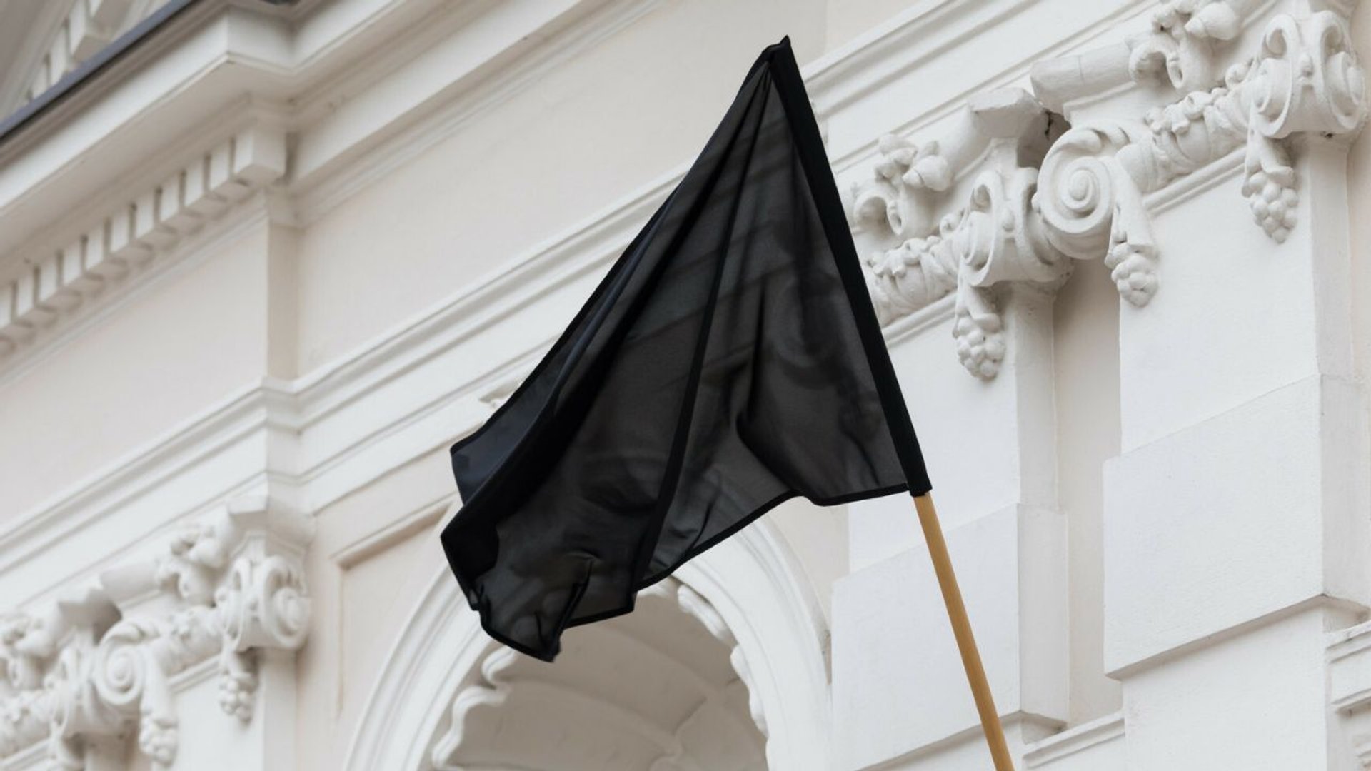 flagi żałobne