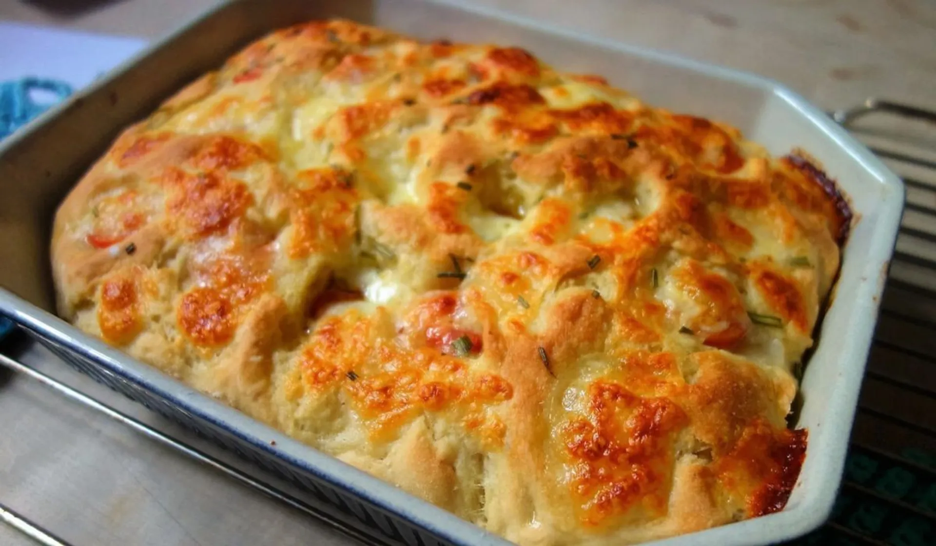 focaccia z ziemniakami 