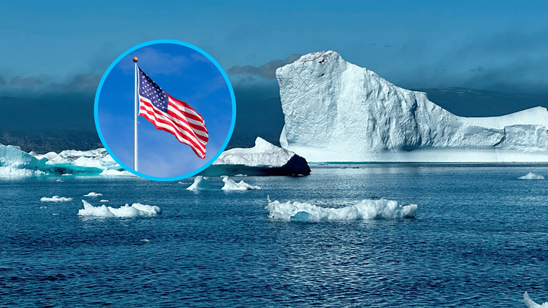 Grenlandia, flaga USA