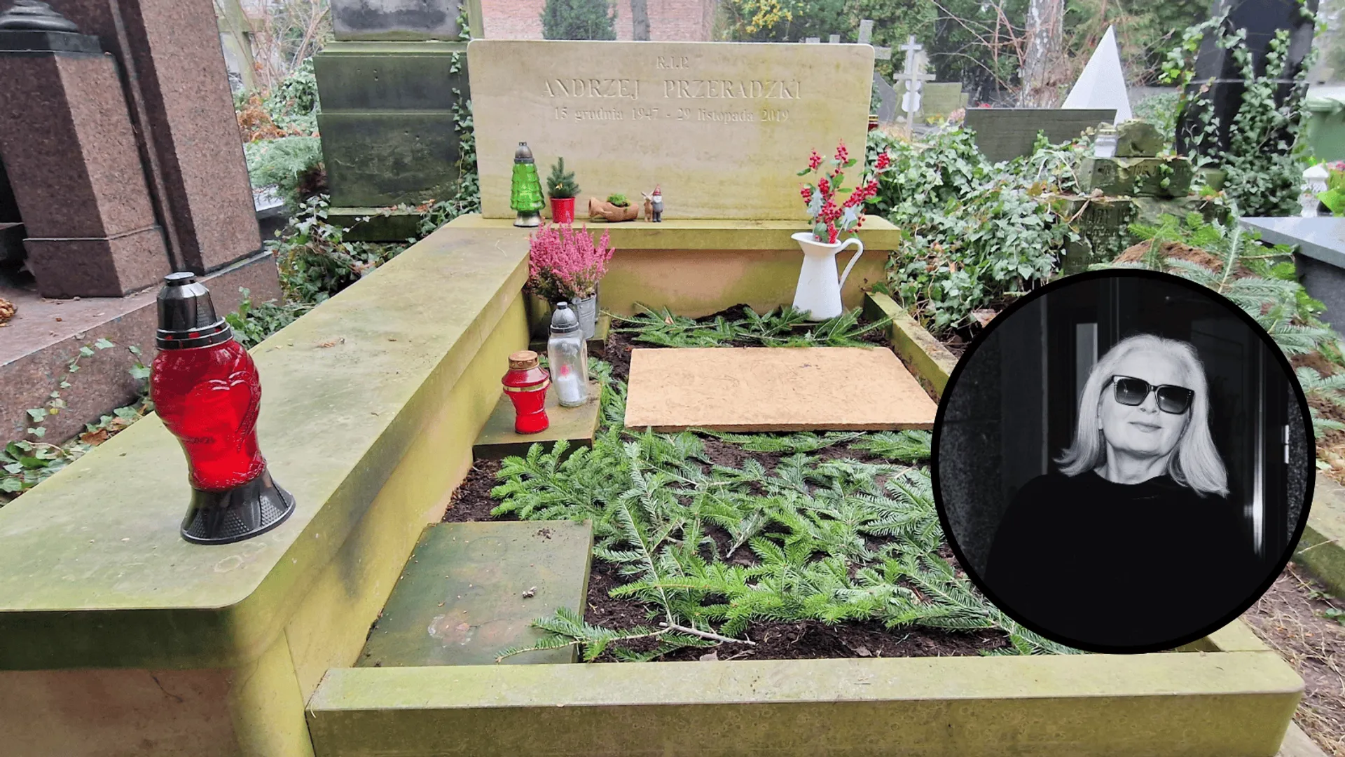 Grób, w którym spocznie Magda Umer.