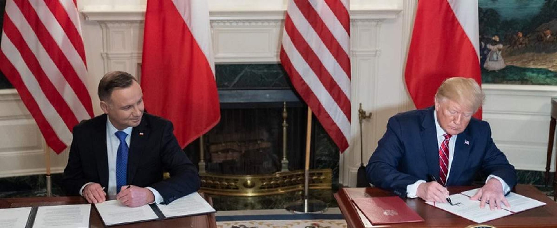 Spotkanie Duda-Trump przyniosło poparcie polskiemu prezydentowi ze strony prezydenta USA