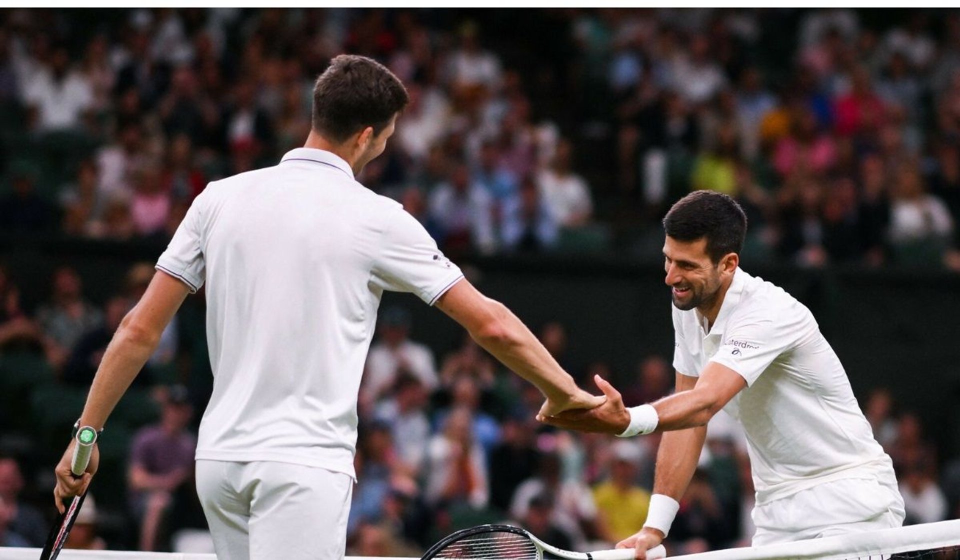 Hubert Hurkacz i Novak Djokovic