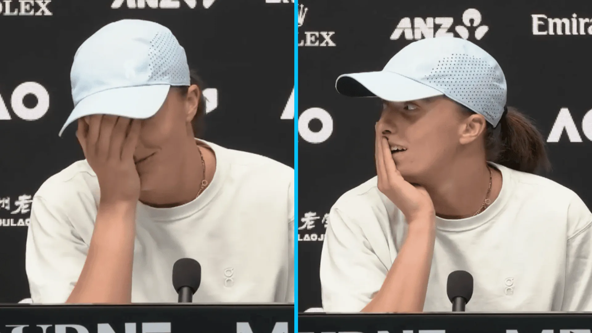 Iga Świątek, fot. Australian Open/YouTube