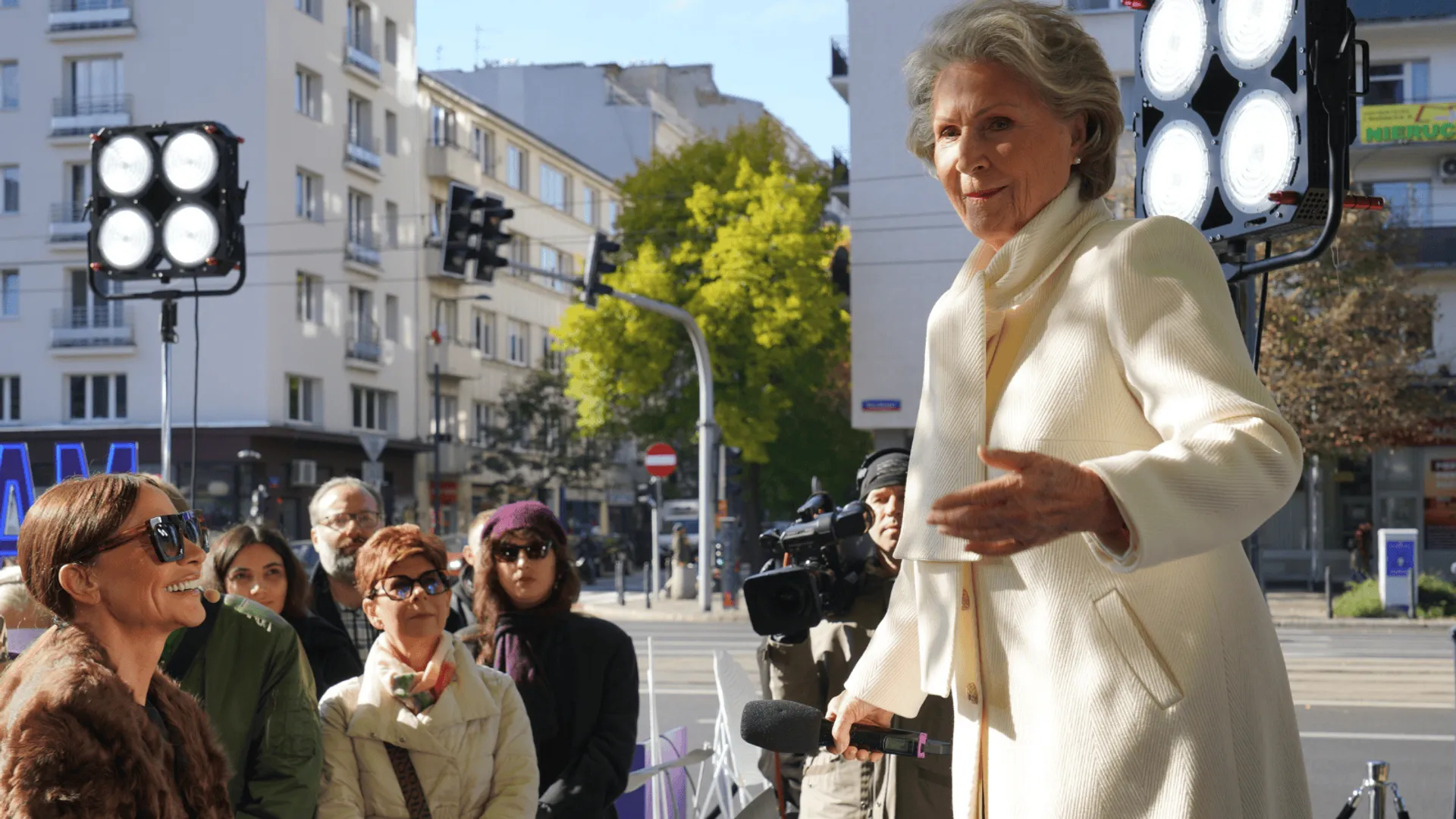 Irena Santor podczas wystąpienia