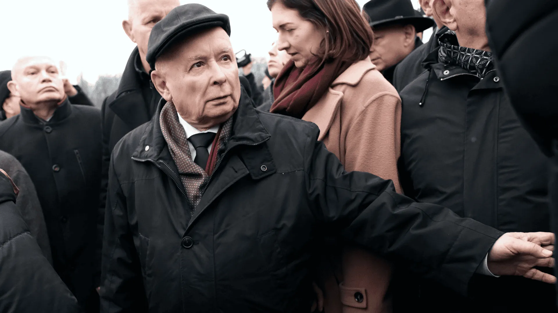 Jarosław Kaczyński podczas wydarzenia.