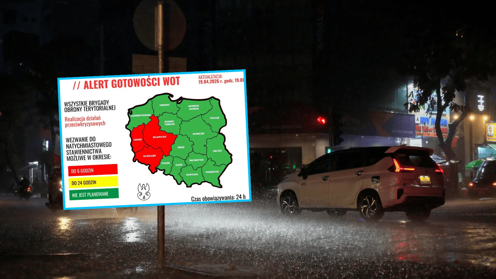 Alert WOT, fot. Władysław Kosiniak-Kamysz/X, Canva