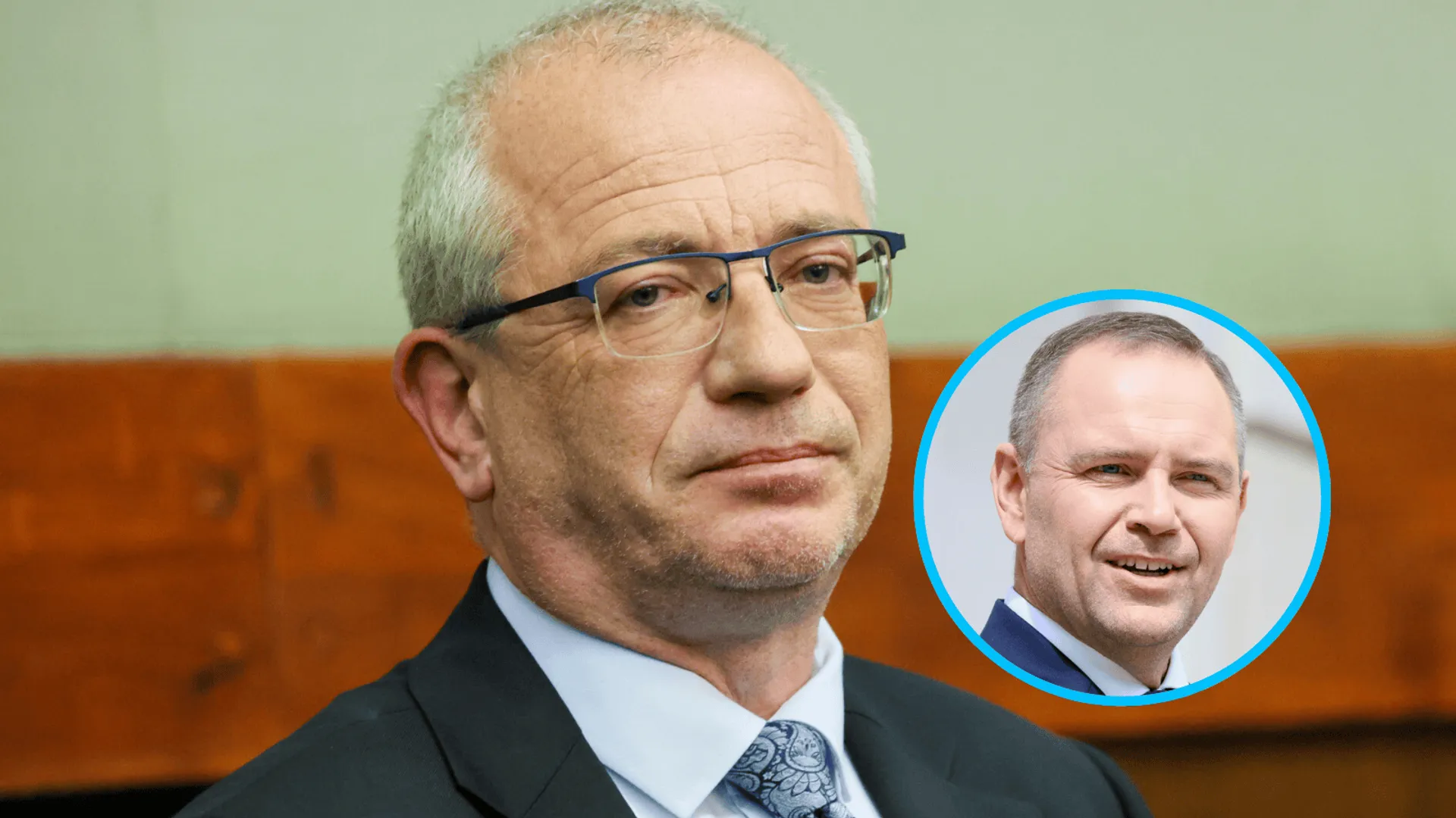 Sławomir Patyra, Karol Nawrocki (w kółku)