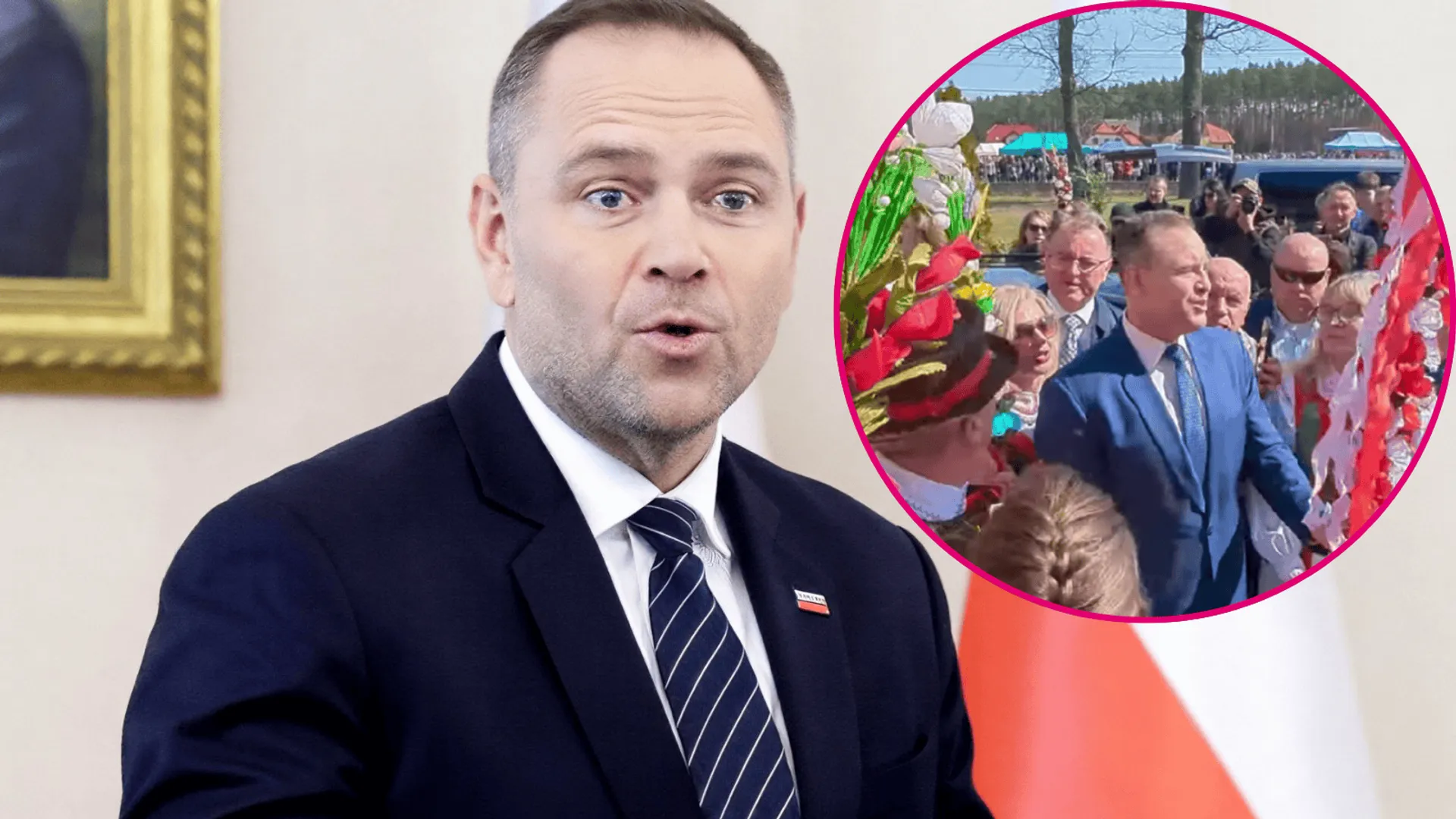 Karol Nawrocki z GIGANTYCZNĄ palmą. Ludzie aż oczy przecierali ze zdumienia